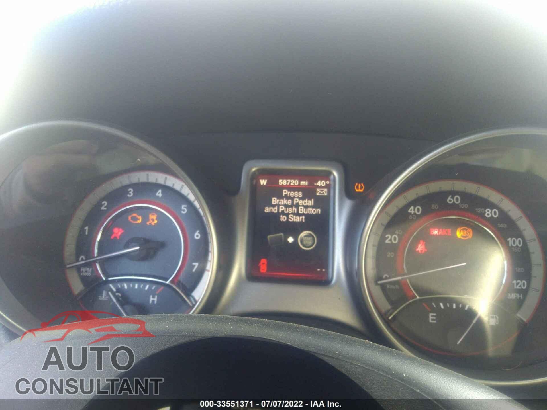DODGE JOURNEY 2017 - 3C4PDCGB4HT705703