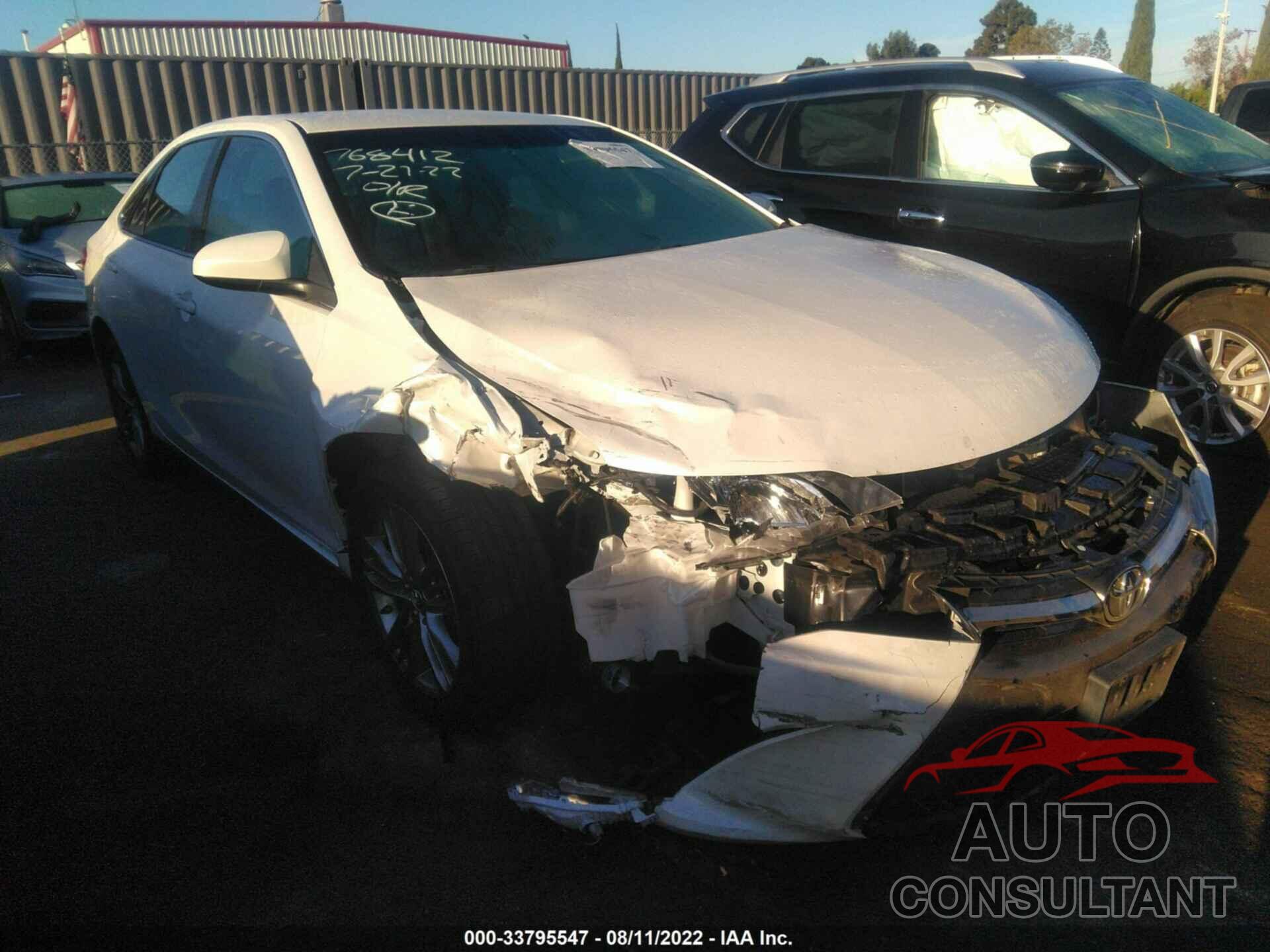 TOYOTA CAMRY 2017 - 4T1BF1FK8HU368190