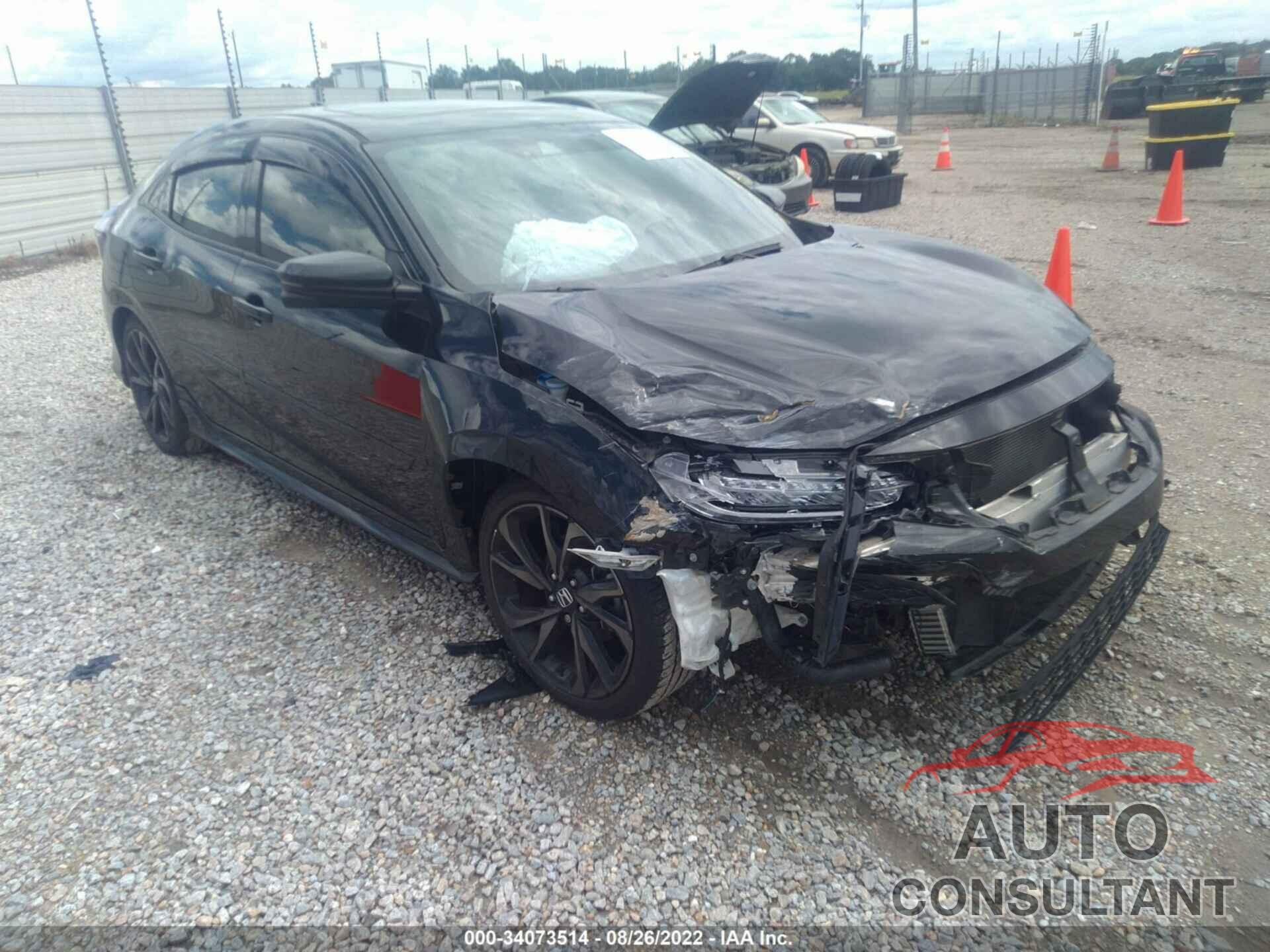 HONDA CIVIC HATCHBACK 2018 - SHHFK7H93JU220749