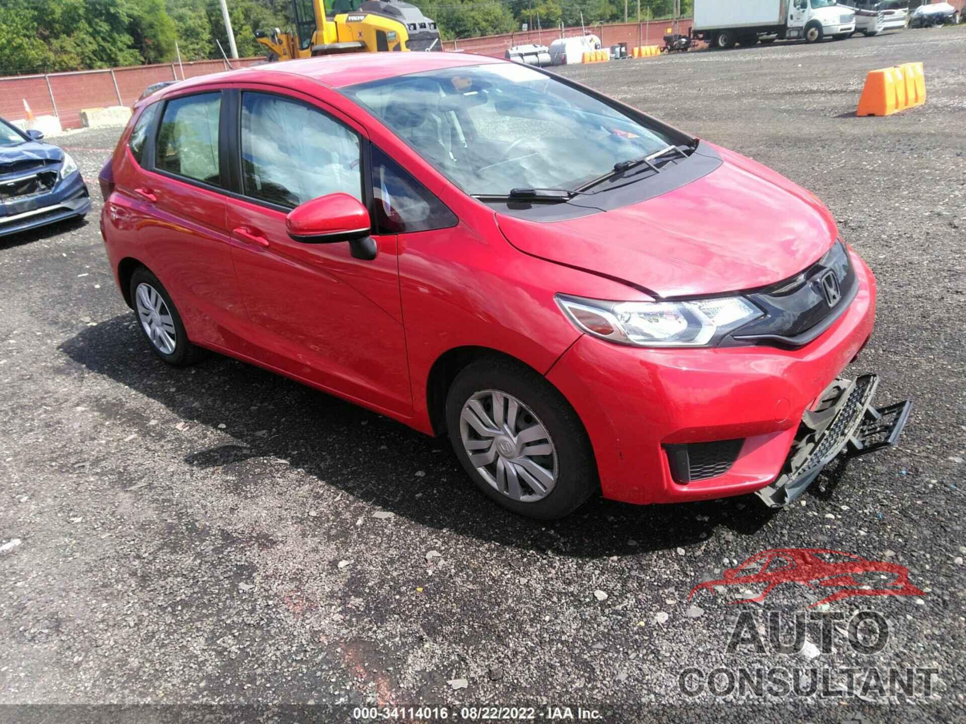 HONDA FIT 2016 - JHMGK5H53GX002668