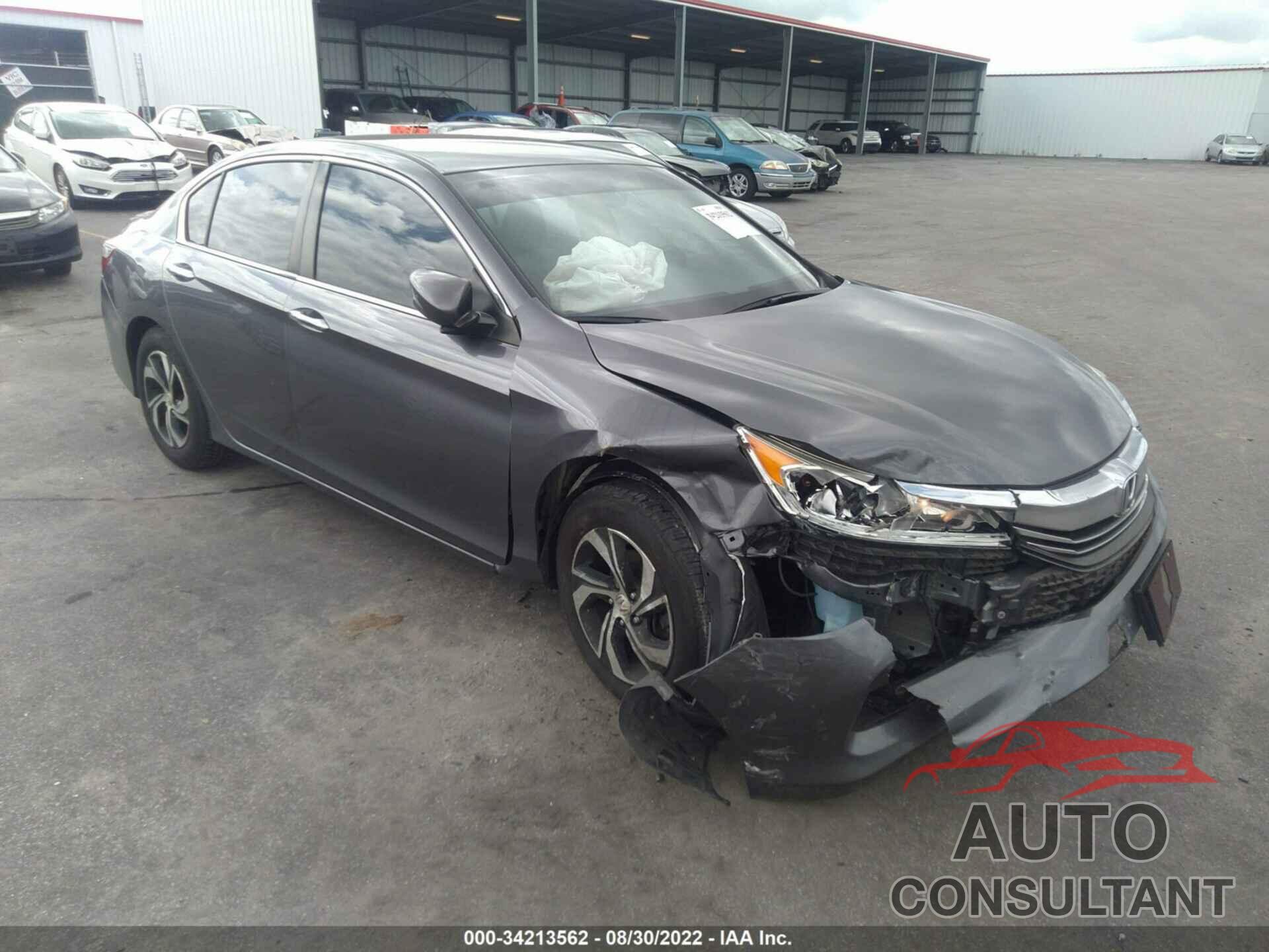 HONDA ACCORD SEDAN 2016 - 1HGCR2F31GA152911