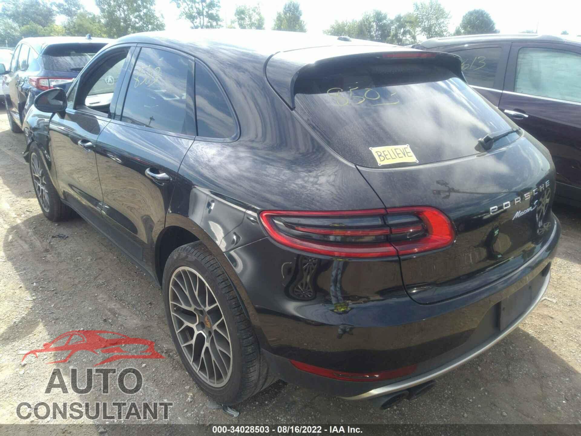 PORSCHE MACAN 2016 - WP1AB2A56GLB50206
