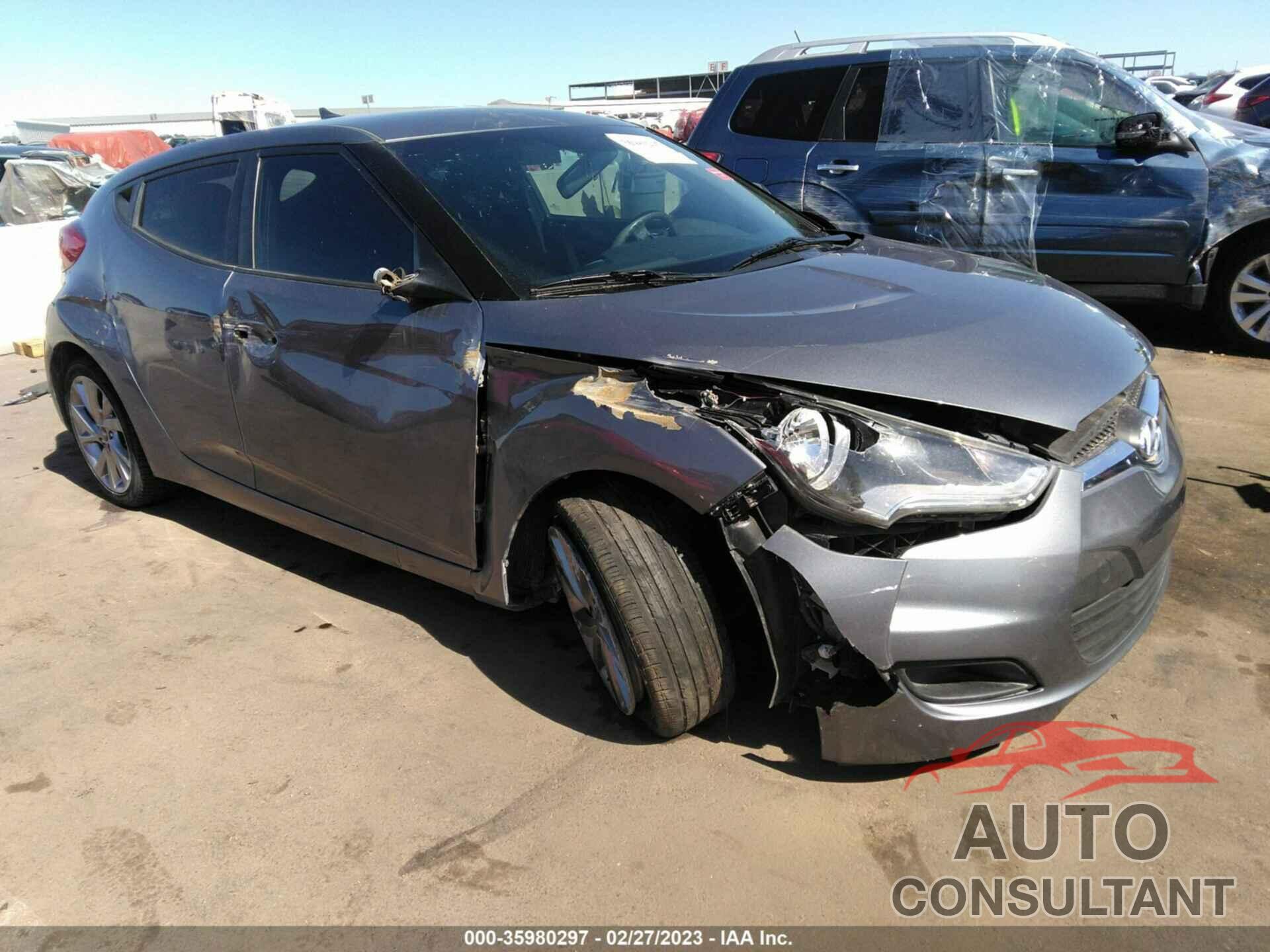 HYUNDAI VELOSTER 2016 - KMHTC6AD3GU286496