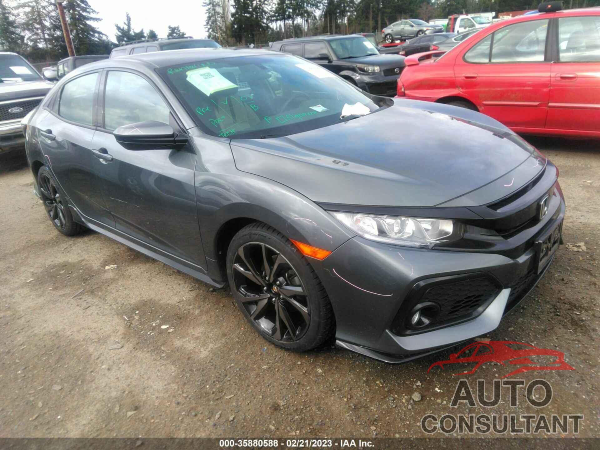 HONDA CIVIC HATCHBACK 2017 - SHHFK7H47HU404493