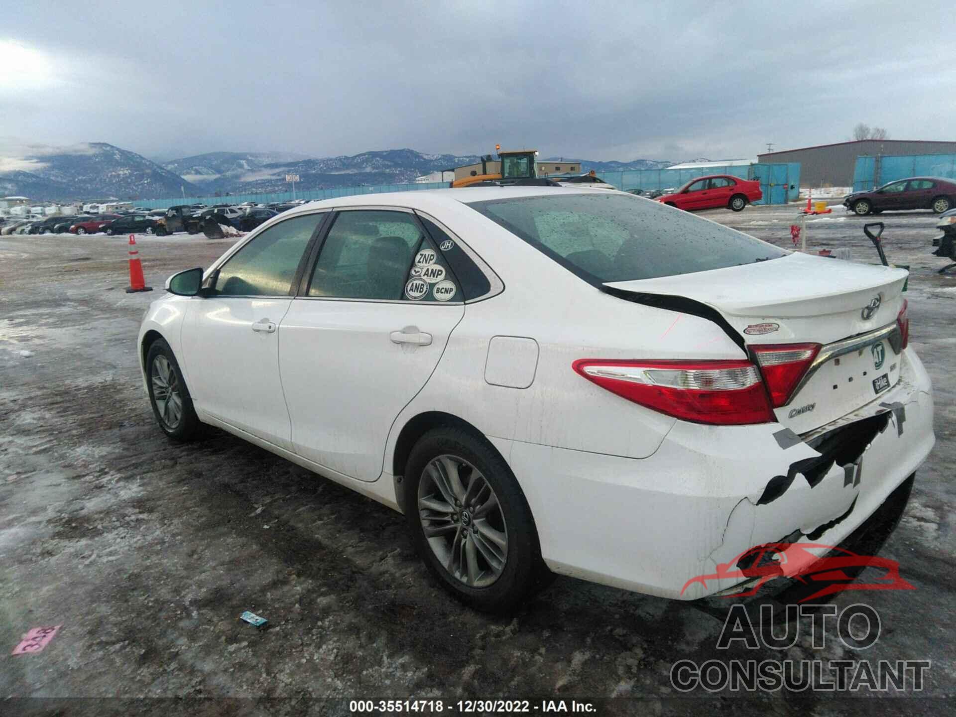 TOYOTA CAMRY 2017 - 4T1BF1FK6HU399647