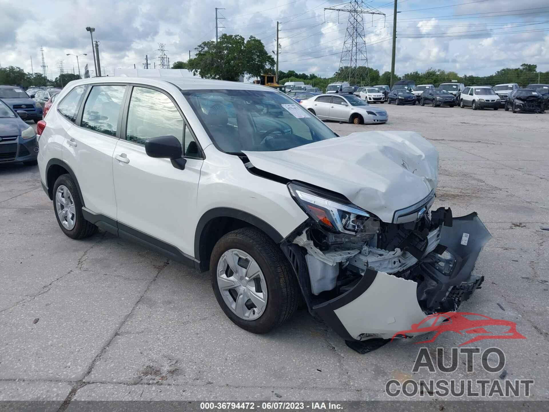 SUBARU FORESTER 2019 - JF2SKAAC9KH446770