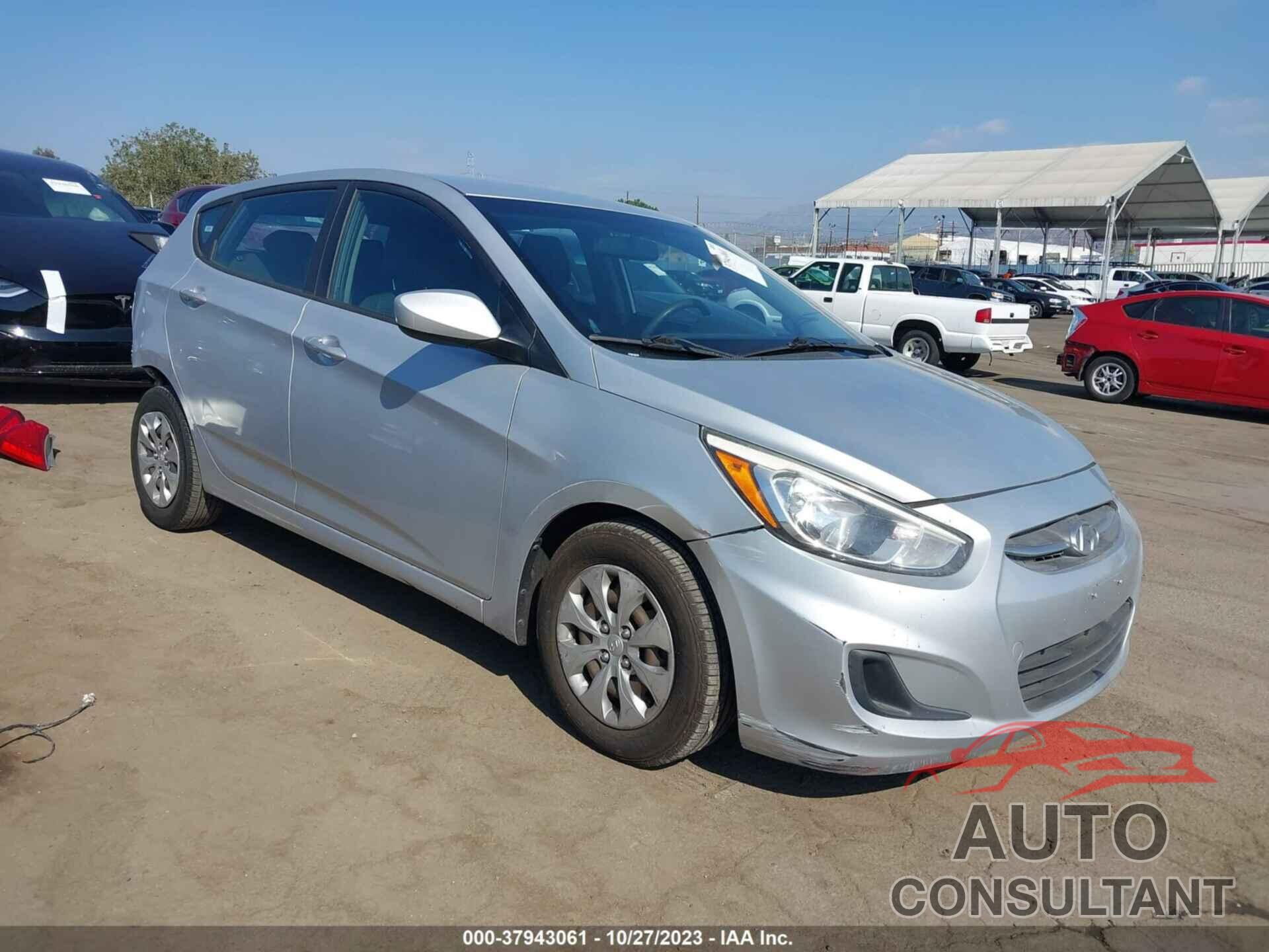 HYUNDAI ACCENT 2016 - KMHCT5AE4GU256751