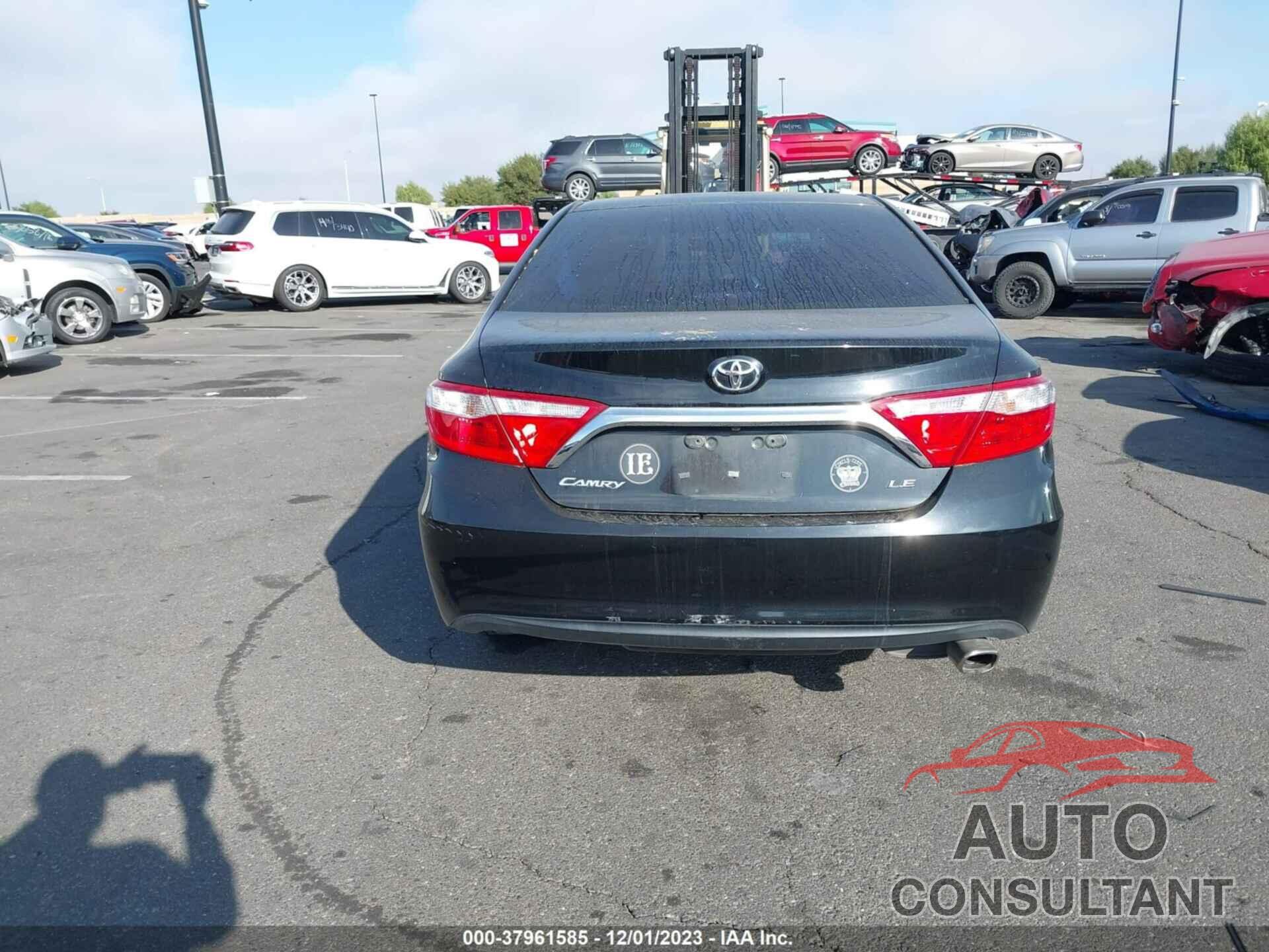 TOYOTA CAMRY 2016 - 4T4BF1FK6GR583460