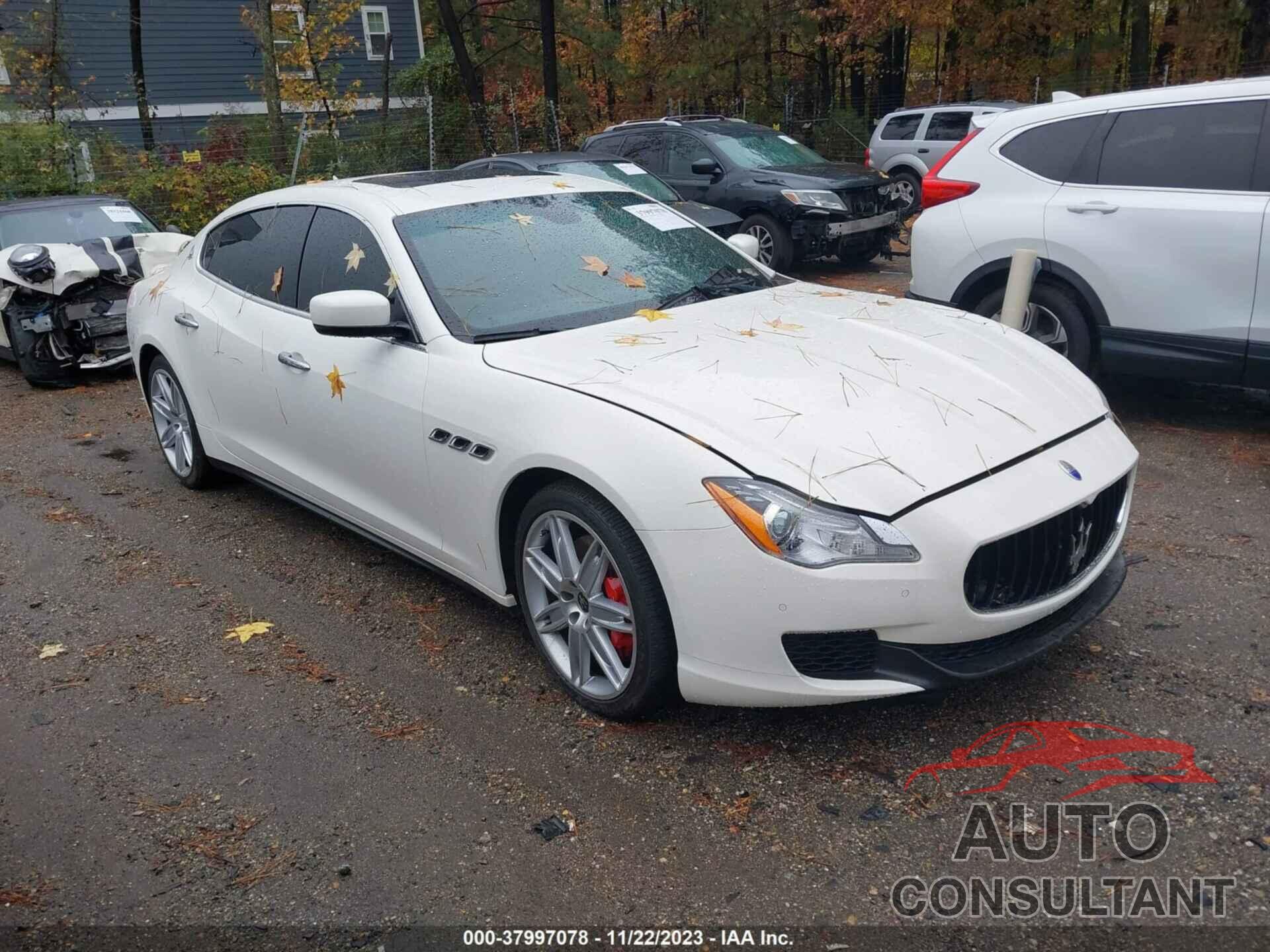 MASERATI QUATTROPORTE 2016 - ZAM56RRA5G1187644