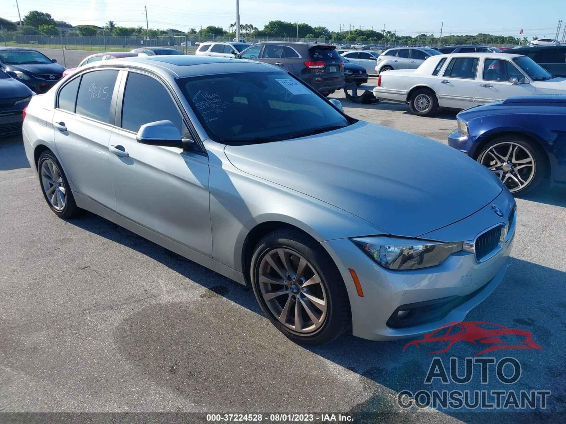BMW 3 SERIES 2017 - WBA8E1G58HNU13985