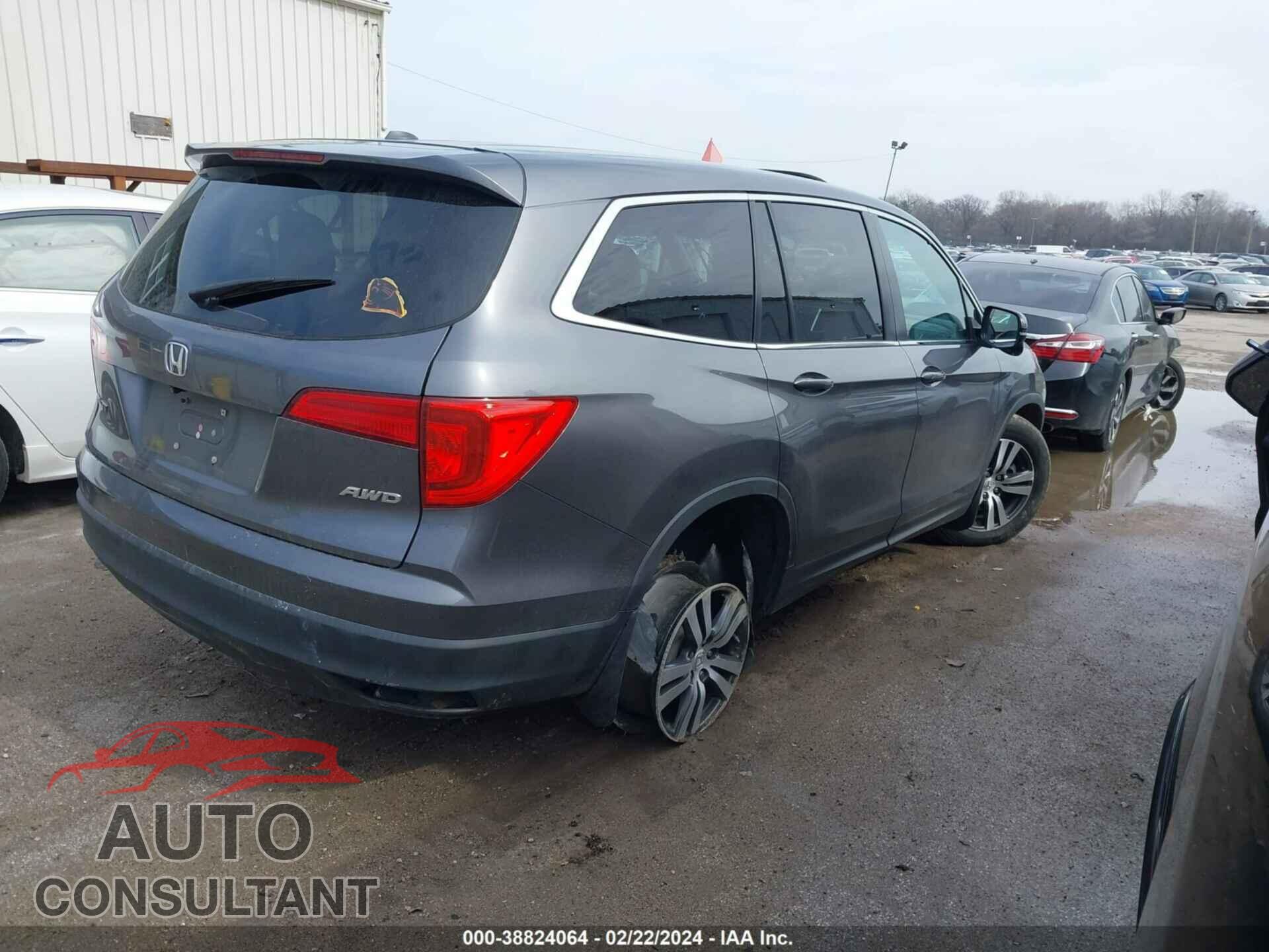 HONDA PILOT 2018 - 5FNYF6H53JB017530