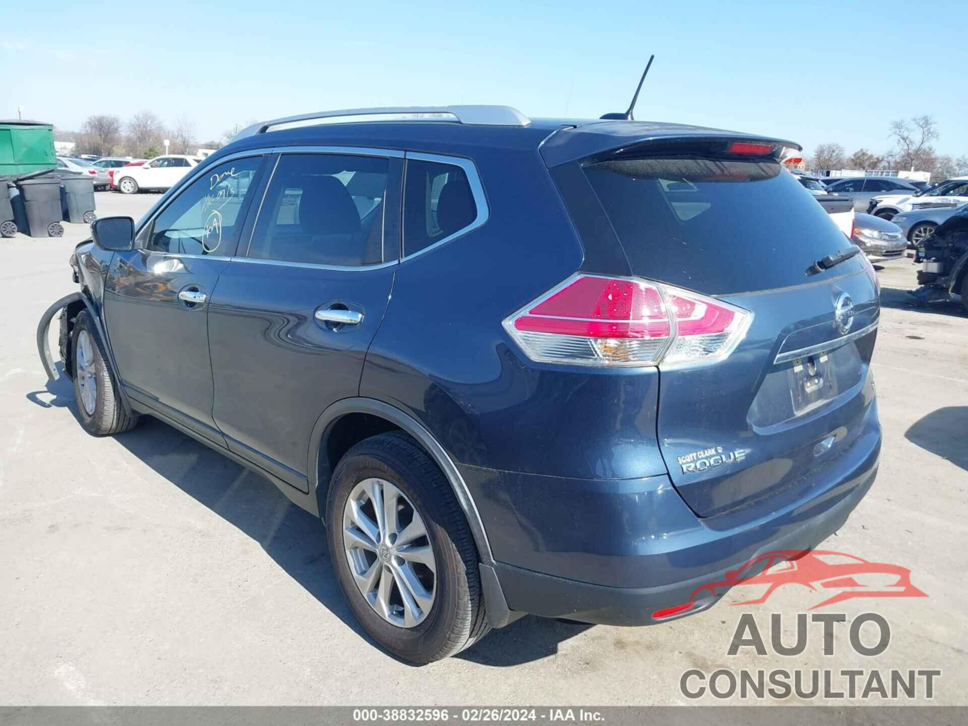 NISSAN ROGUE 2016 - KNMAT2MT0GP718855