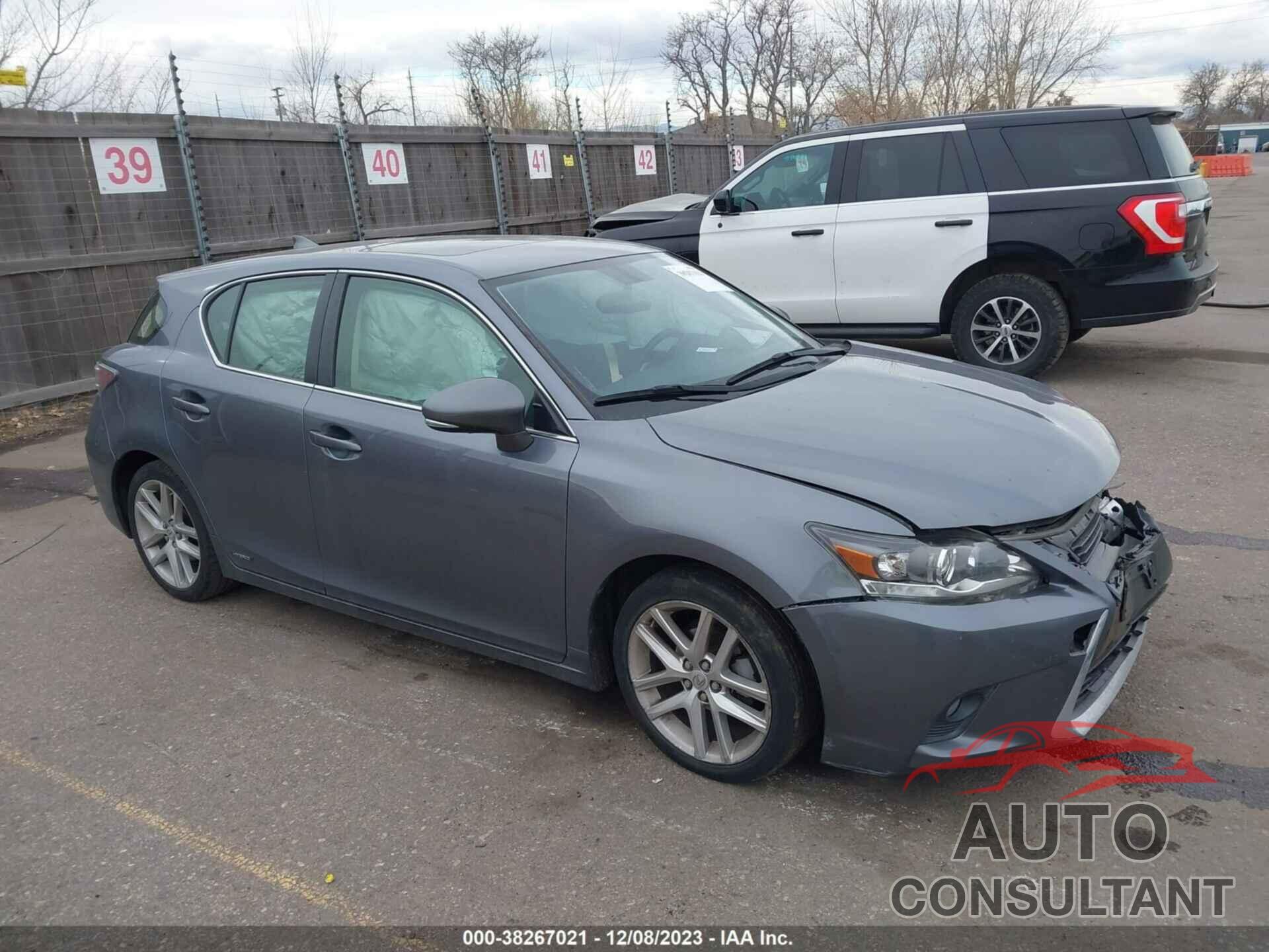 LEXUS CT 200H 2016 - JTHKD5BH0G2278777