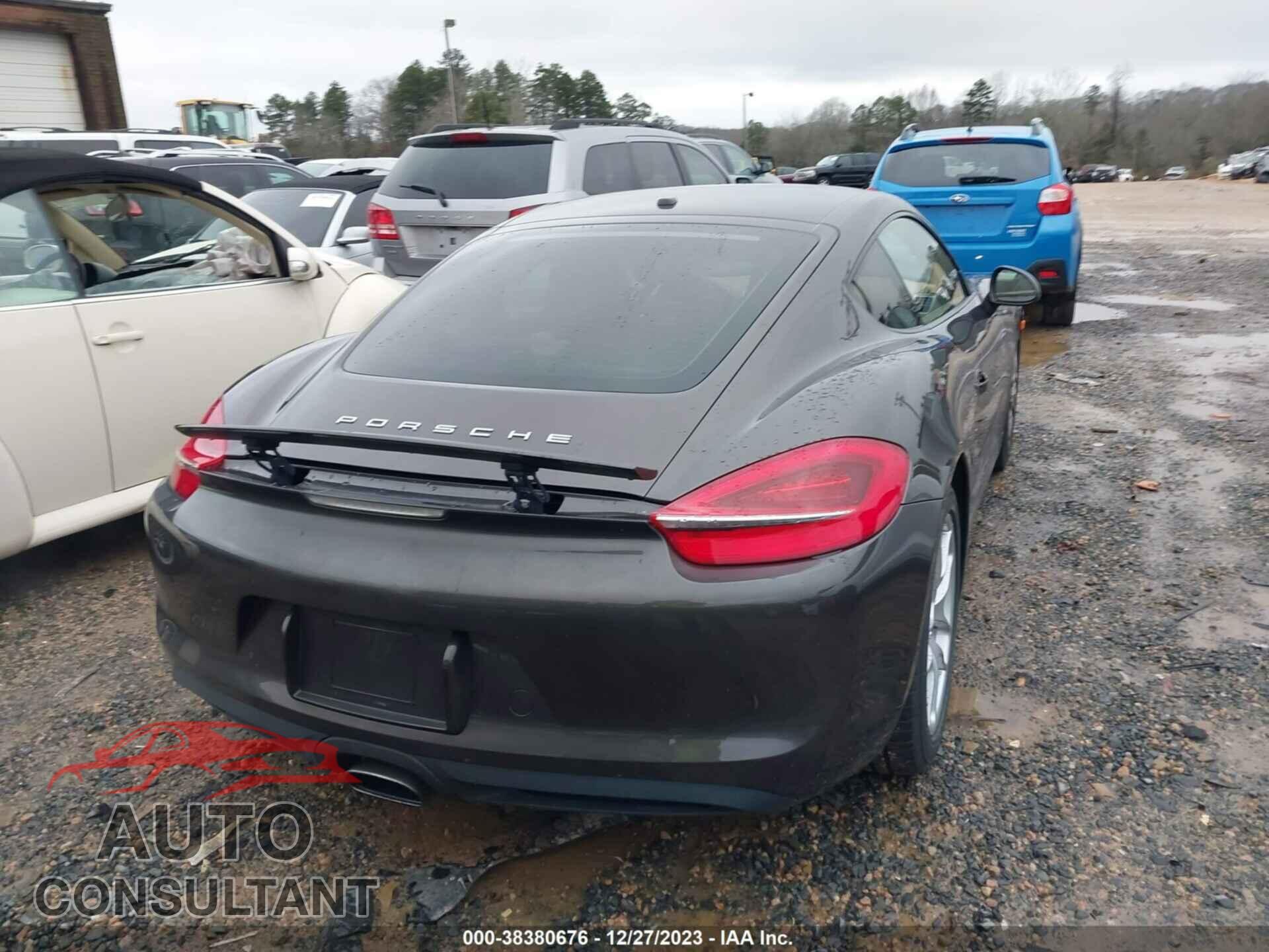 PORSCHE CAYMAN 2015 - WP0AA2A81FK161665