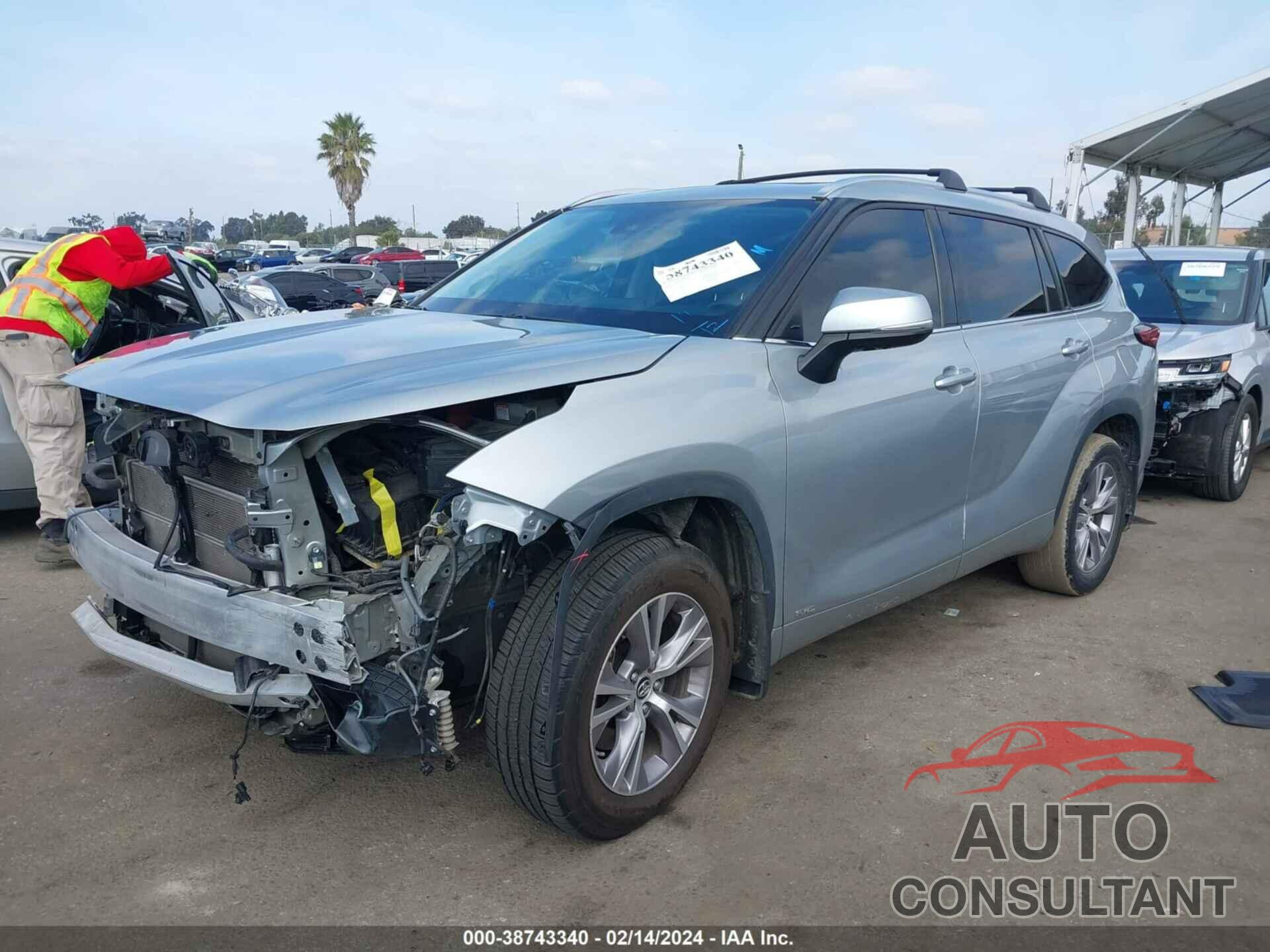 TOYOTA HIGHLANDER 2022 - 5TDXBRCHXNS544038