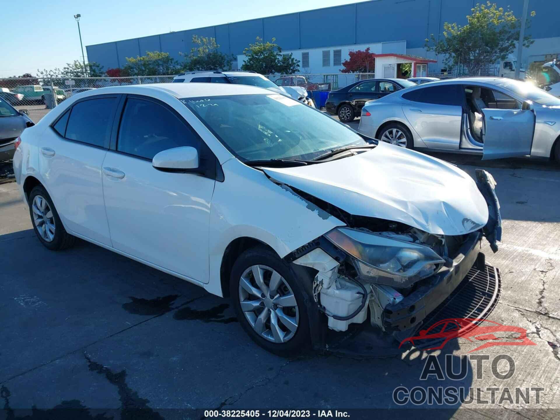 TOYOTA COROLLA 2016 - 5YFBURHE6GP542205