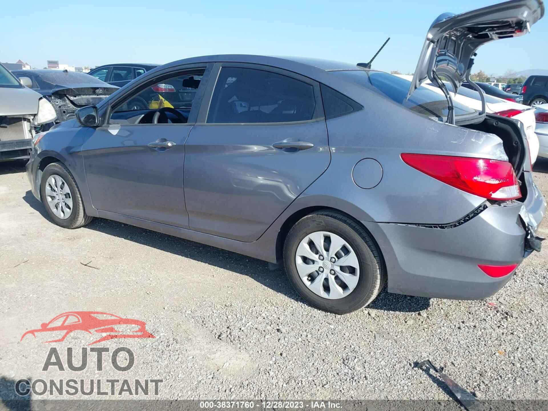 HYUNDAI ACCENT 2016 - KMHCT4AE9GU070892