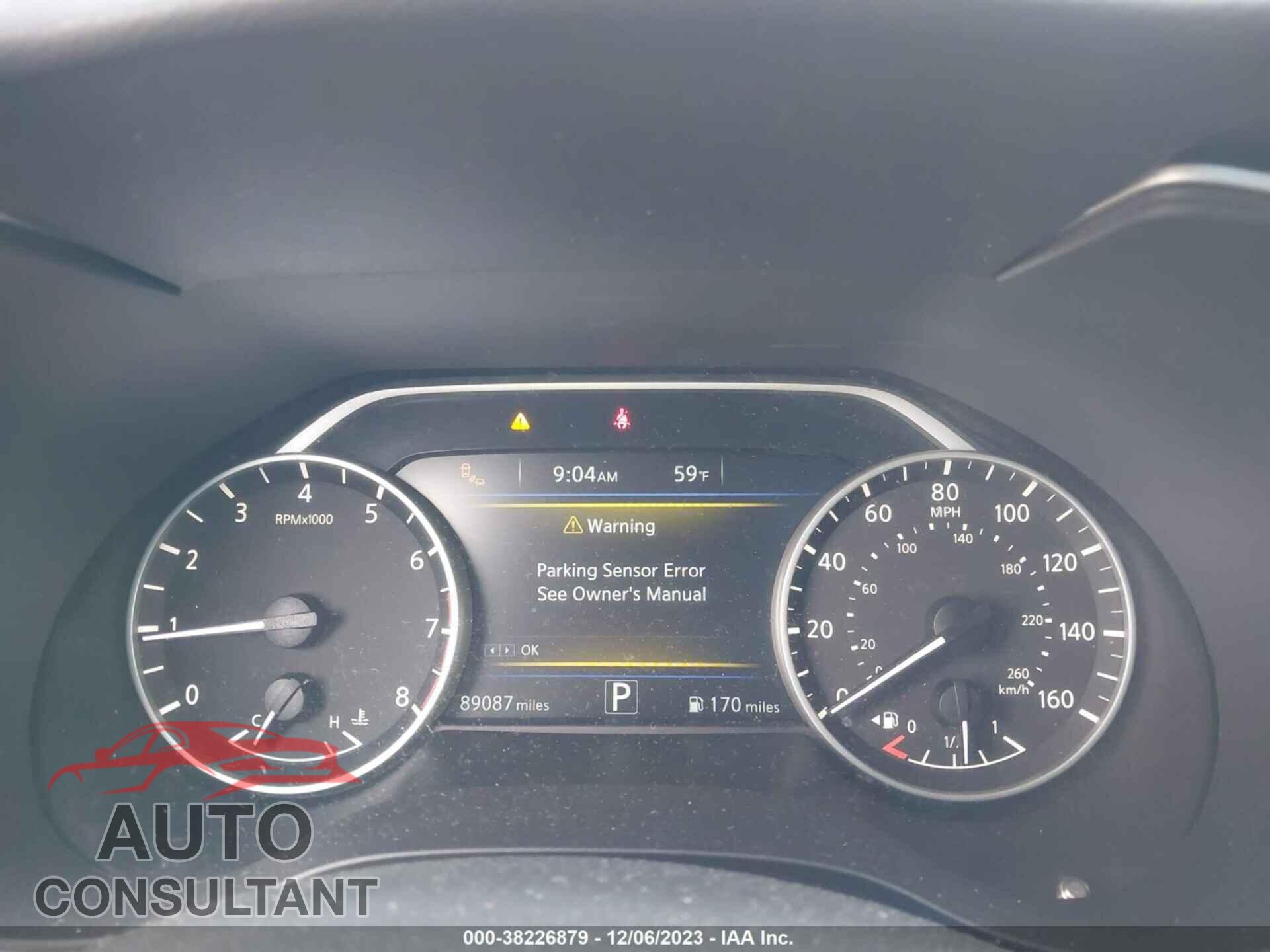 NISSAN MAXIMA 2017 - 1N4AA6AP1HC408782