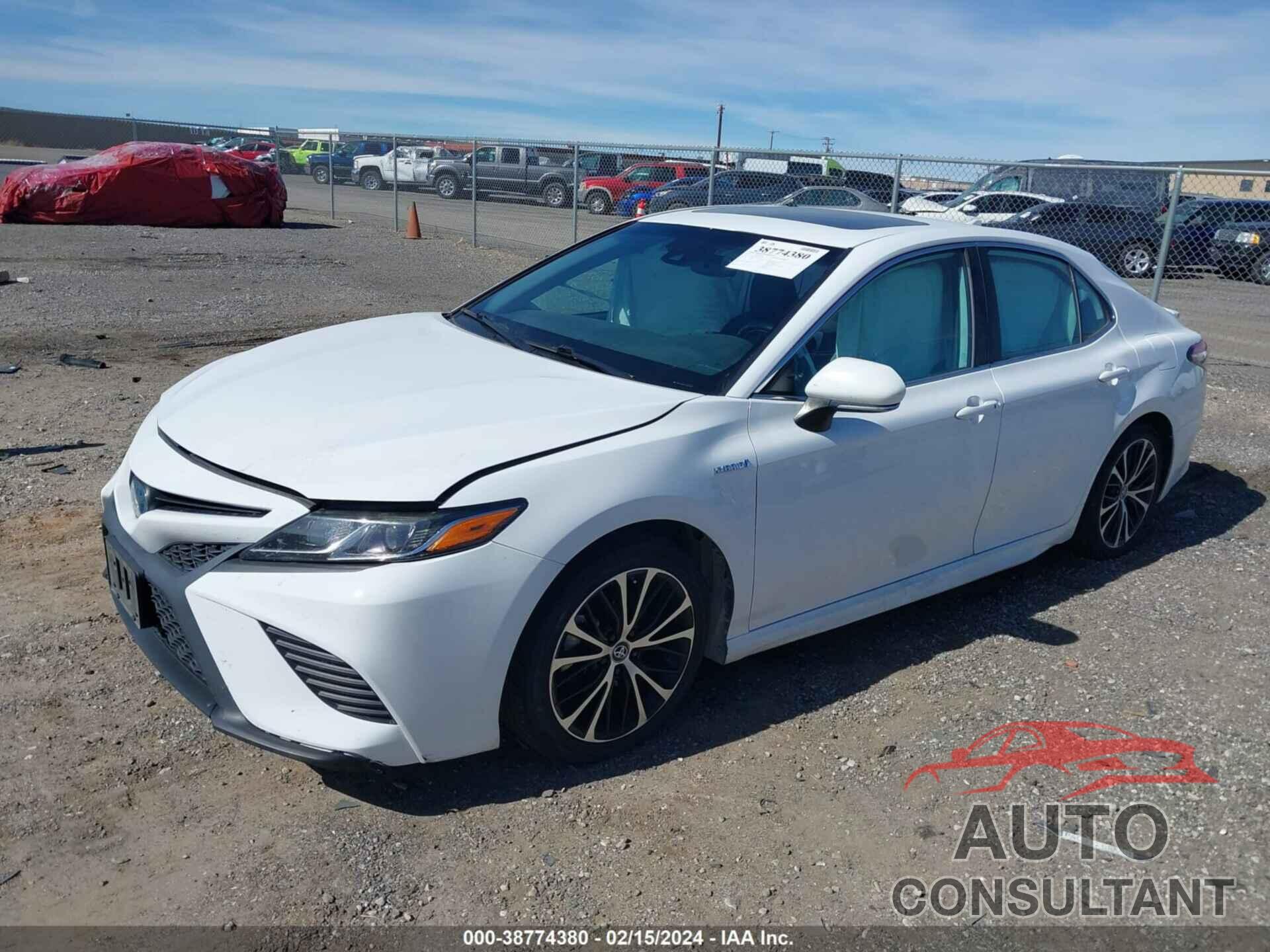 TOYOTA CAMRY HYBRID 2019 - 4T1B21HK9KU518646