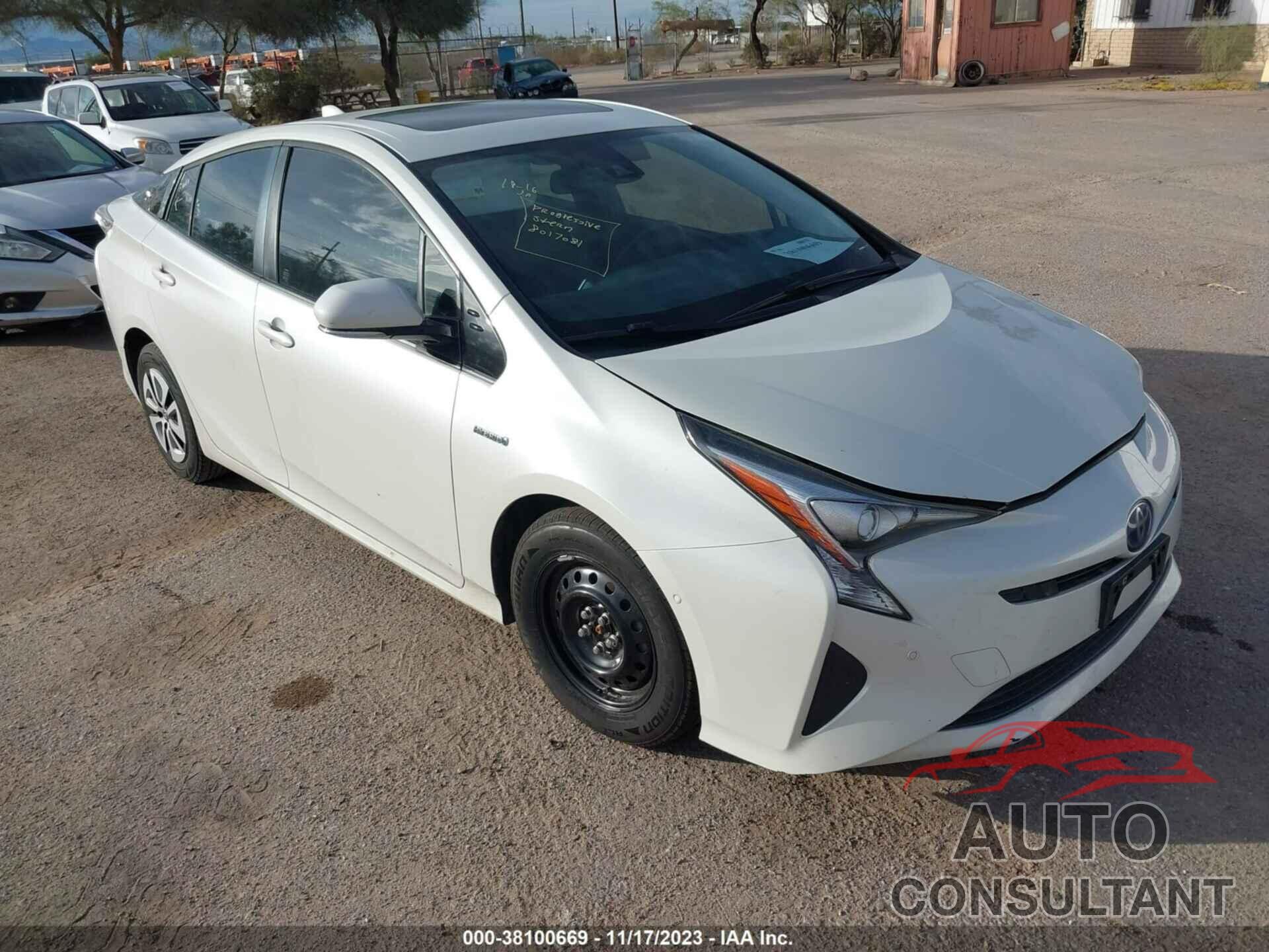 TOYOTA PRIUS 2017 - JTDKARFU0H3034244