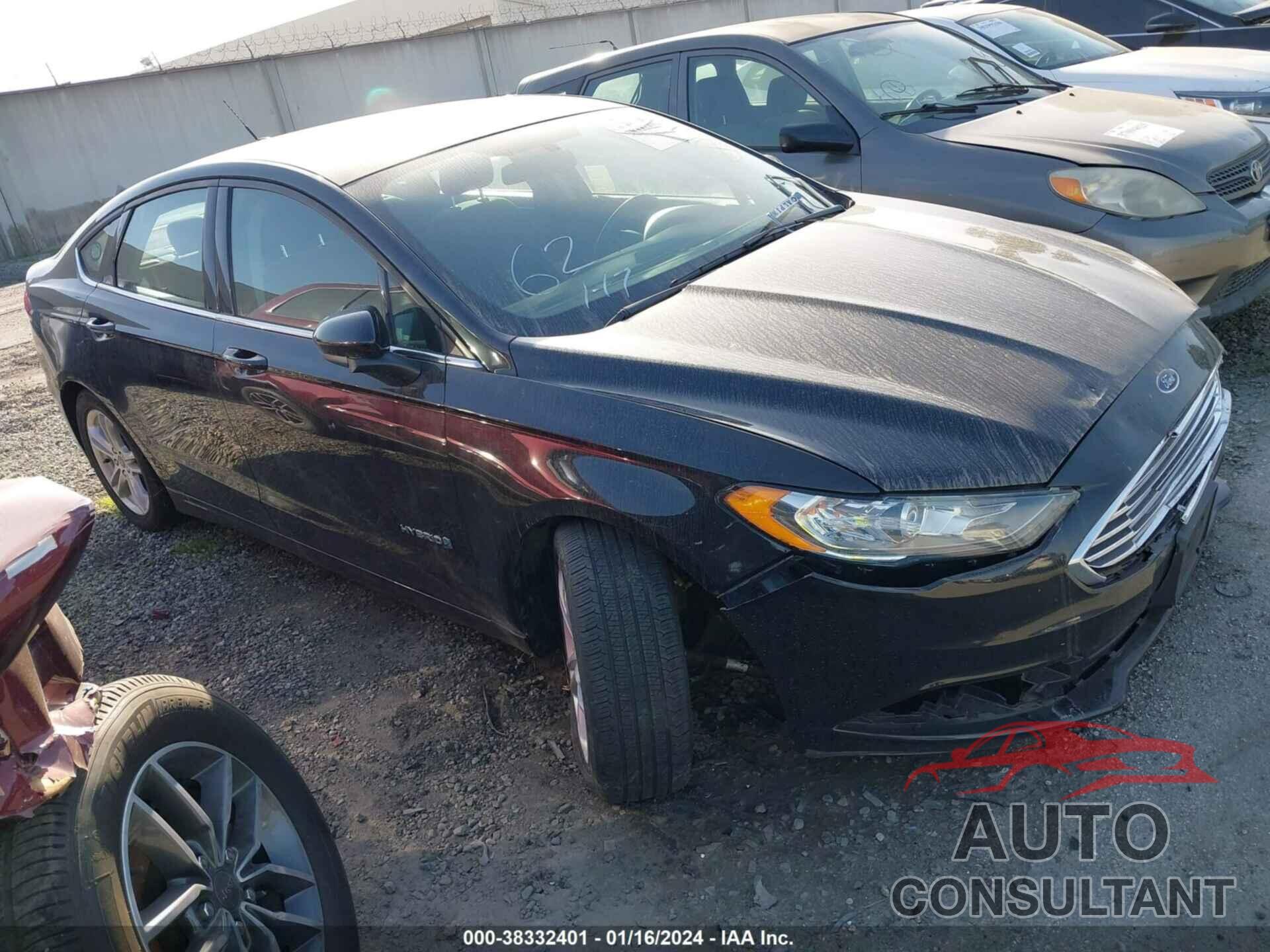 FORD FUSION HYBRID 2018 - 3FA6P0LU9JR257153