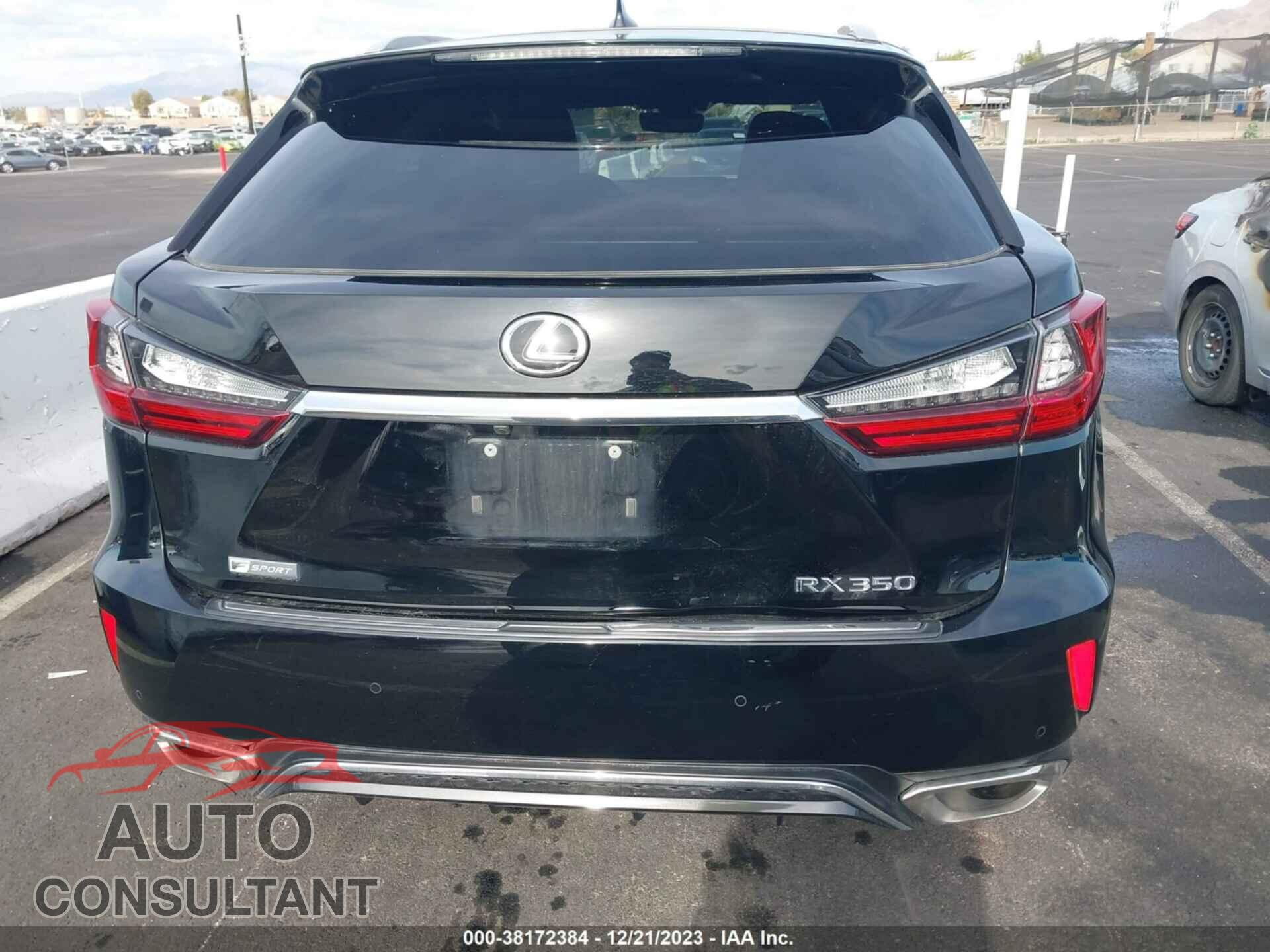 LEXUS RX 2017 - 2T2ZZMCA5HC072463