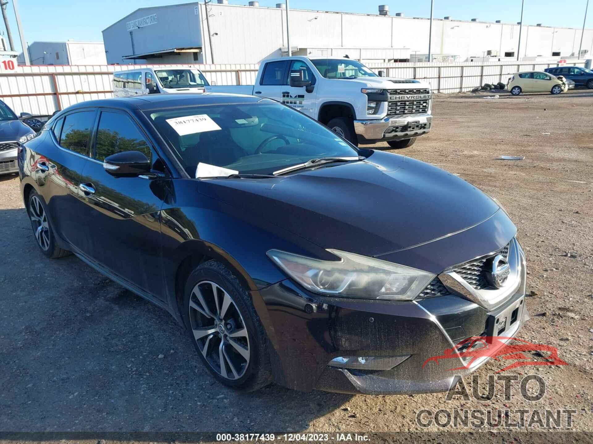 NISSAN MAXIMA 2016 - 1N4AA6AP2GC406294