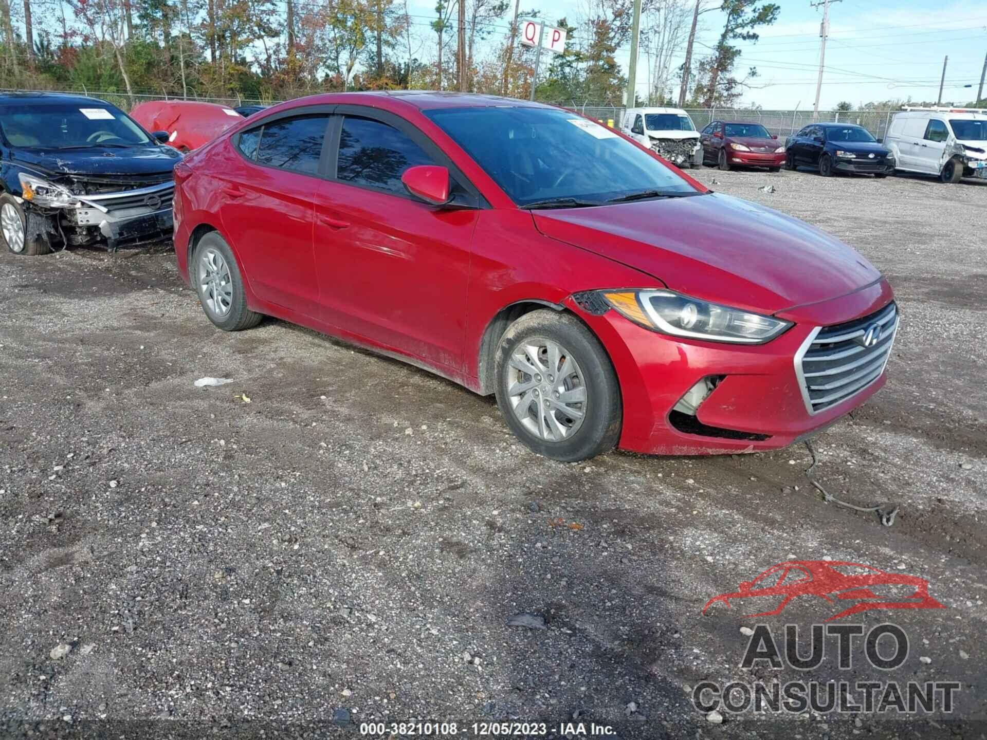 HYUNDAI ELANTRA 2017 - KMHD74LF3HU103837