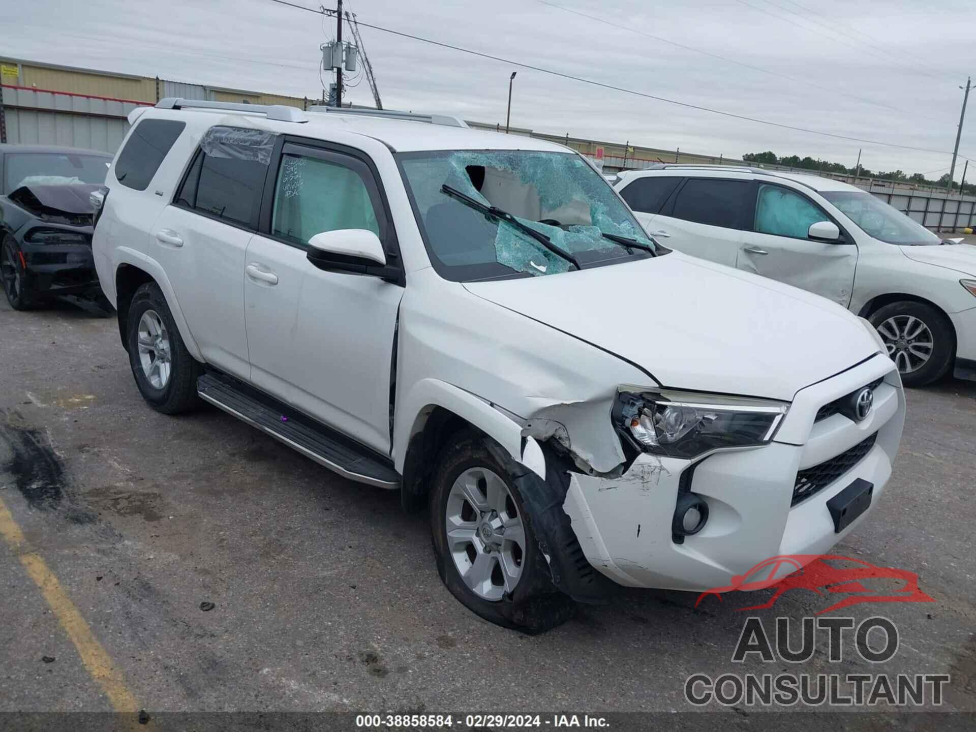 TOYOTA 4RUNNER 2016 - JTEZU5JR0G5126048