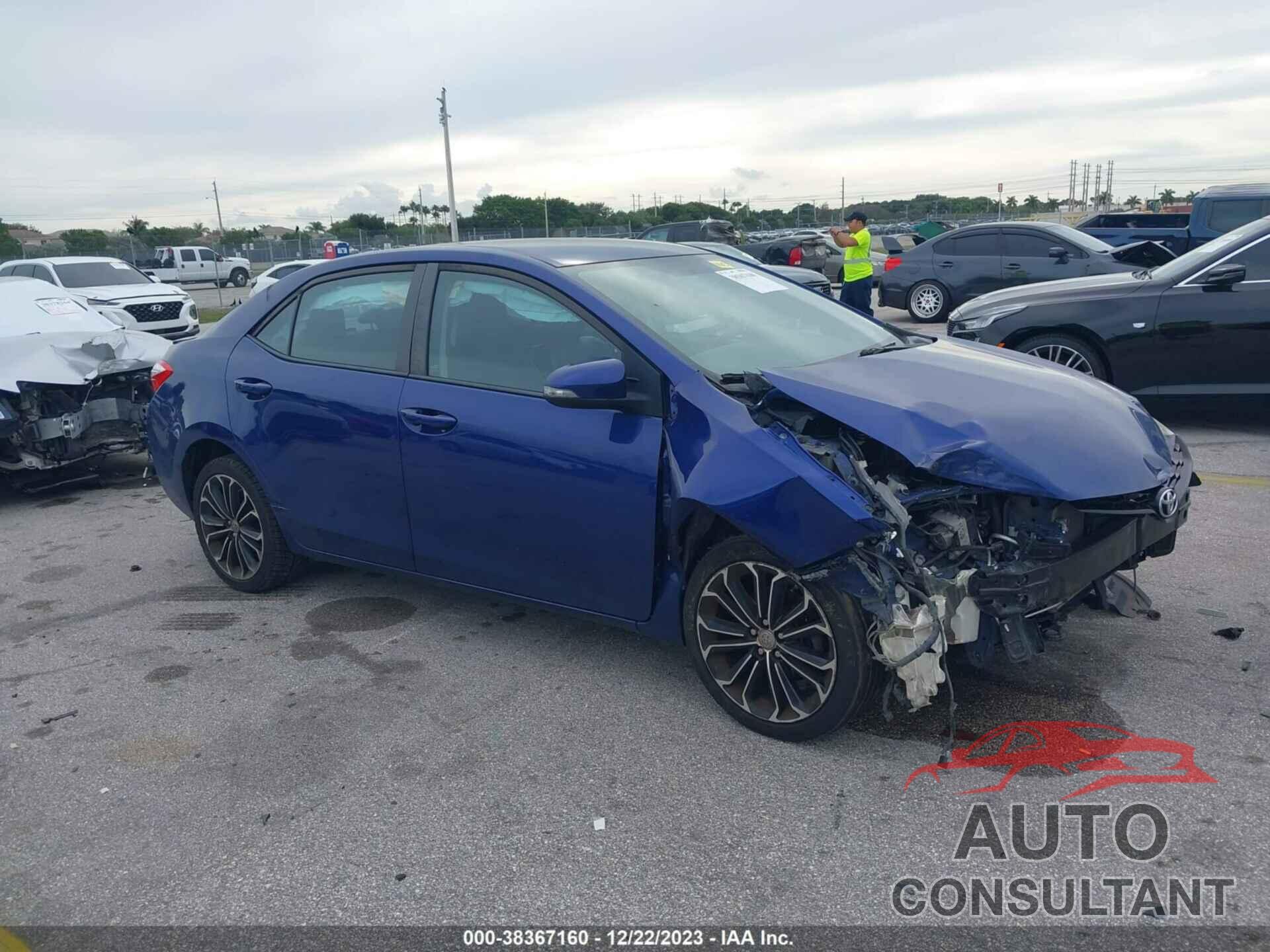 TOYOTA COROLLA 2016 - 2T1BURHE2GC743762