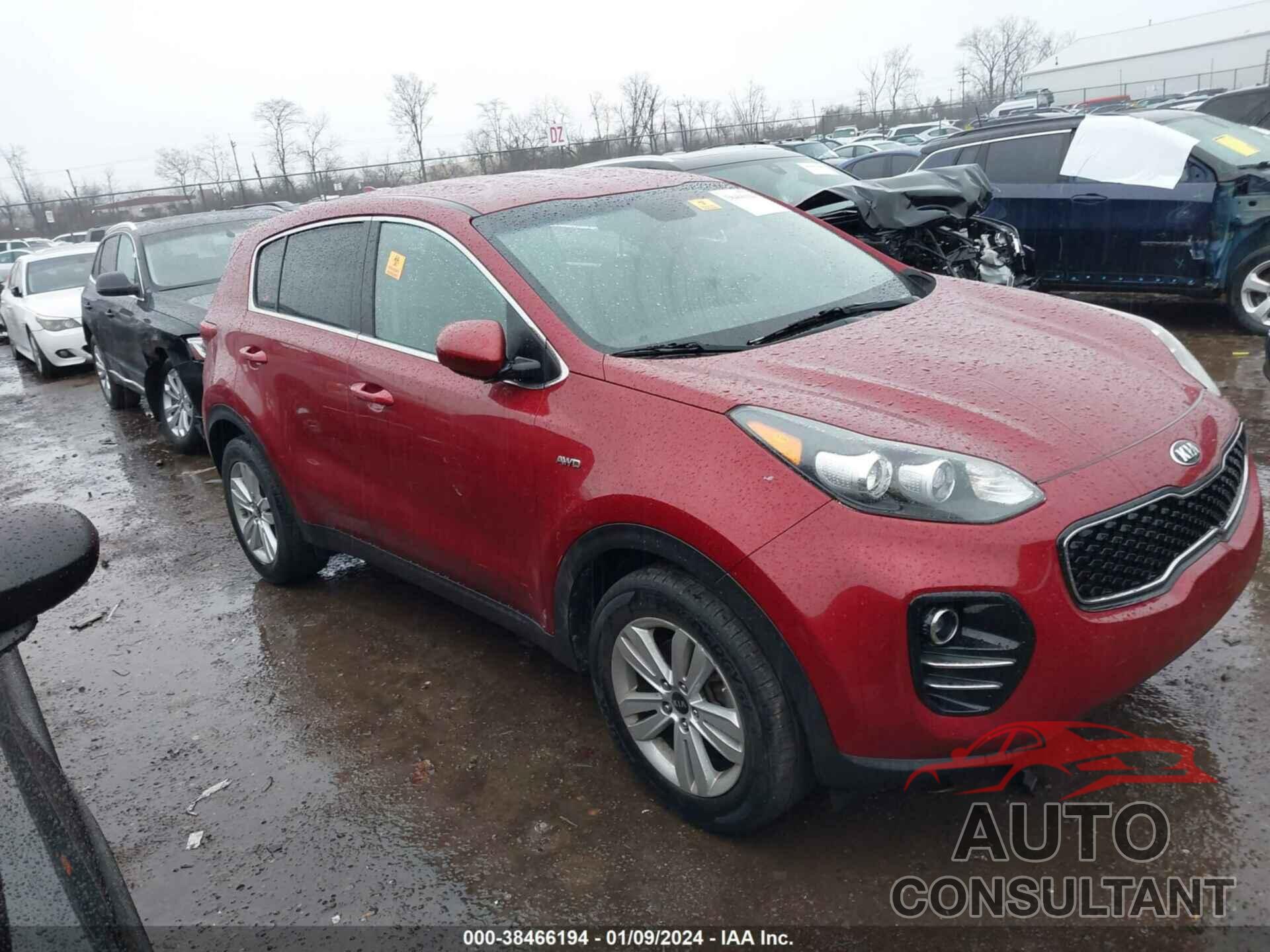 KIA SPORTAGE 2017 - KNDPMCAC9H7128611