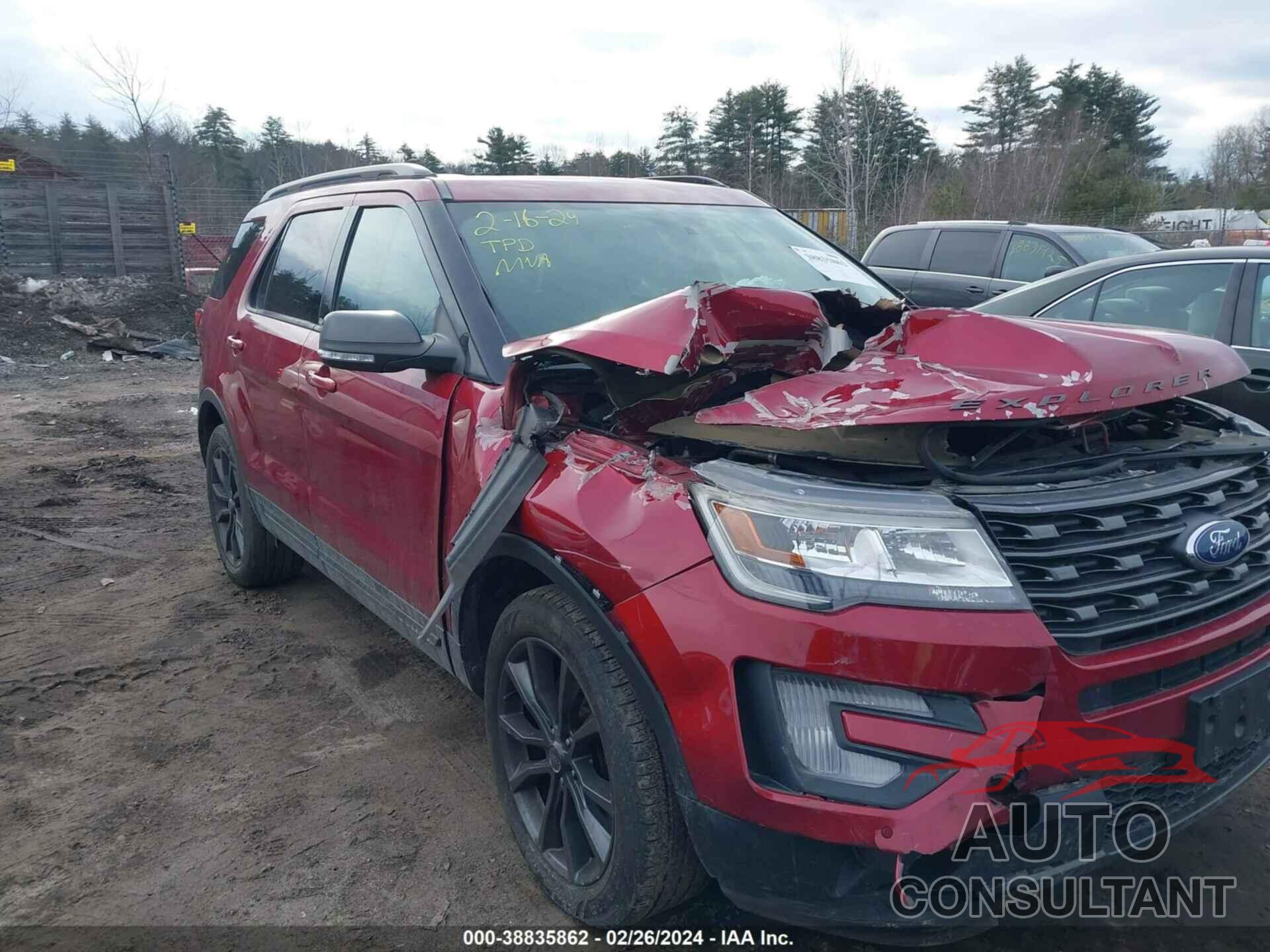 FORD EXPLORER 2017 - 1FM5K8D81HGC28120