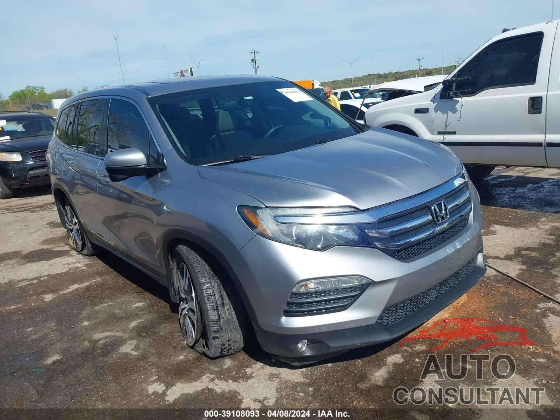 HONDA PILOT 2017 - 5FNYF5H54HB000529