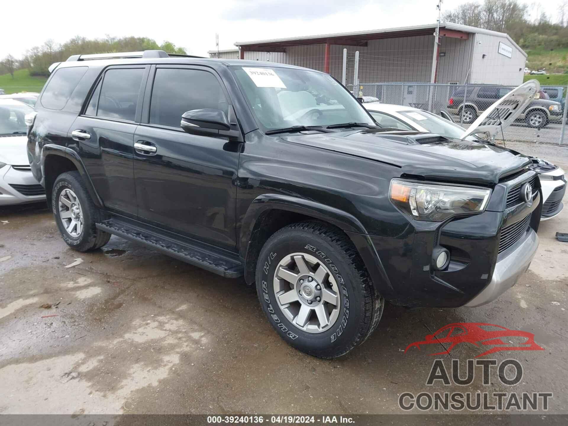 TOYOTA 4RUNNER 2016 - JTEBU5JR6G5284167