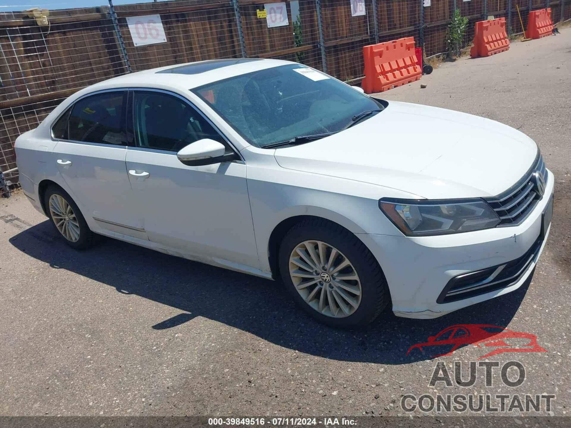 VOLKSWAGEN PASSAT 2016 - 1VWBT7A3XGC026032