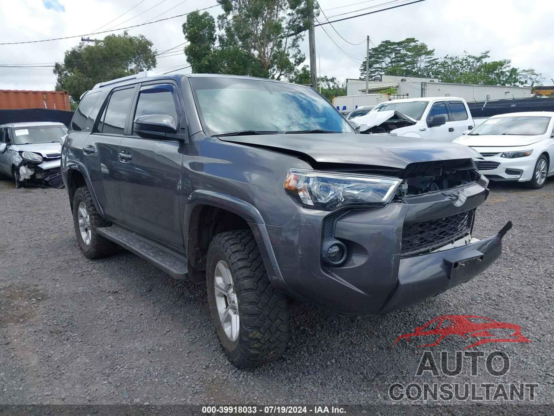 TOYOTA 4RUNNER 2016 - JTEBU5JR5G5392893