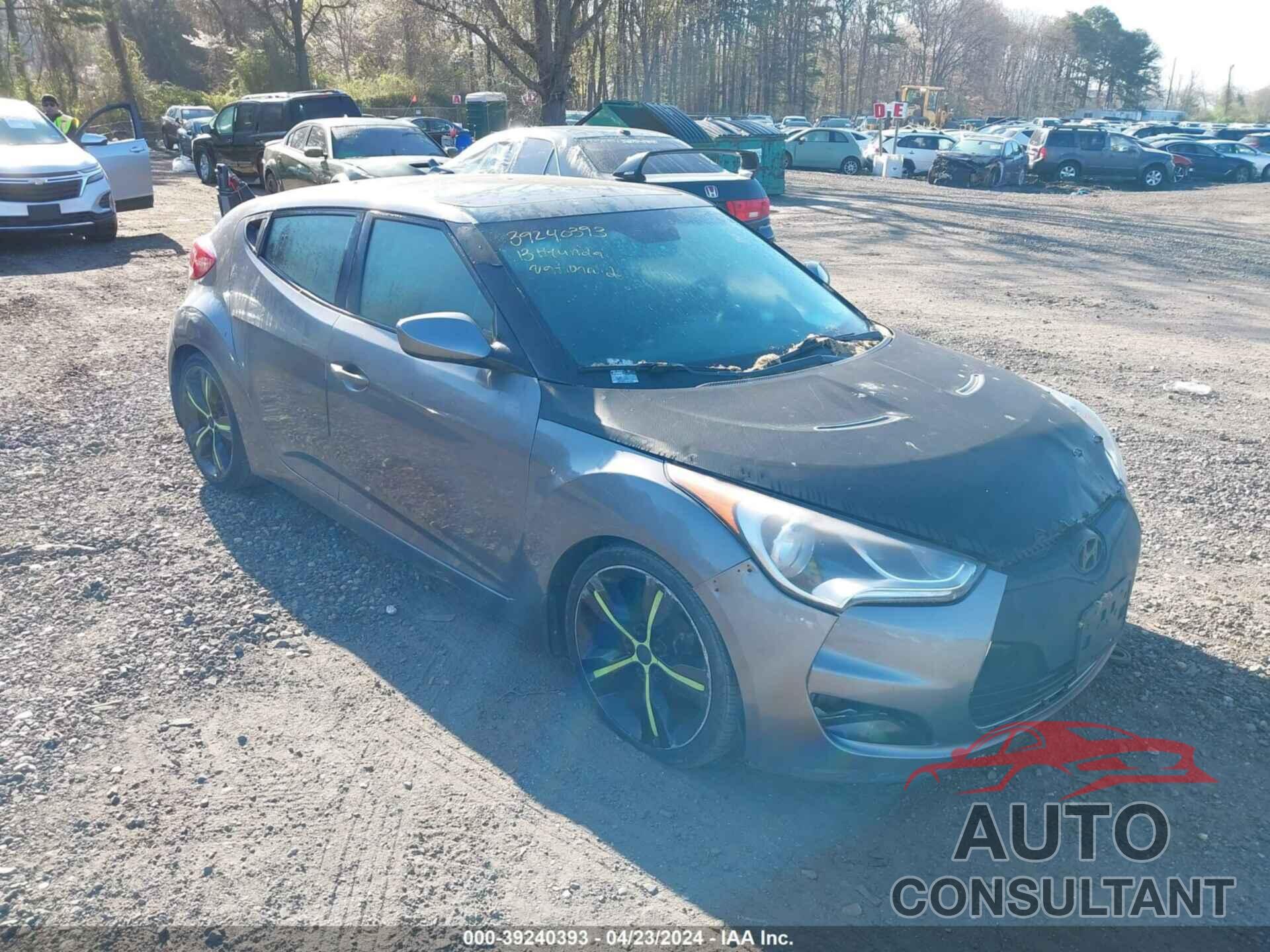 HYUNDAI VELOSTER 2013 - KMHTC6AD7DU099726