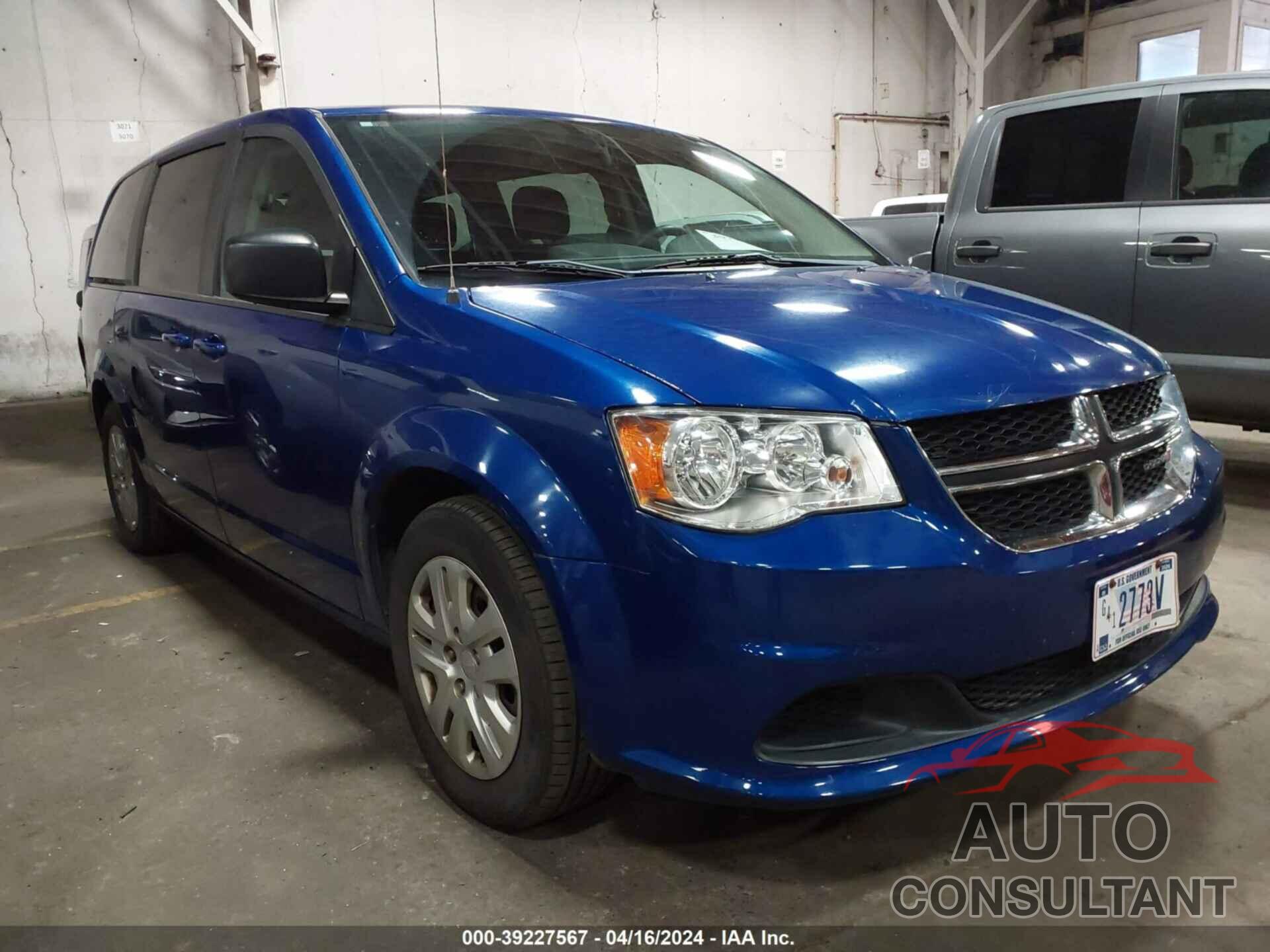 DODGE GRAND CARAVAN 2018 - 2C4RDGBG2JR296838