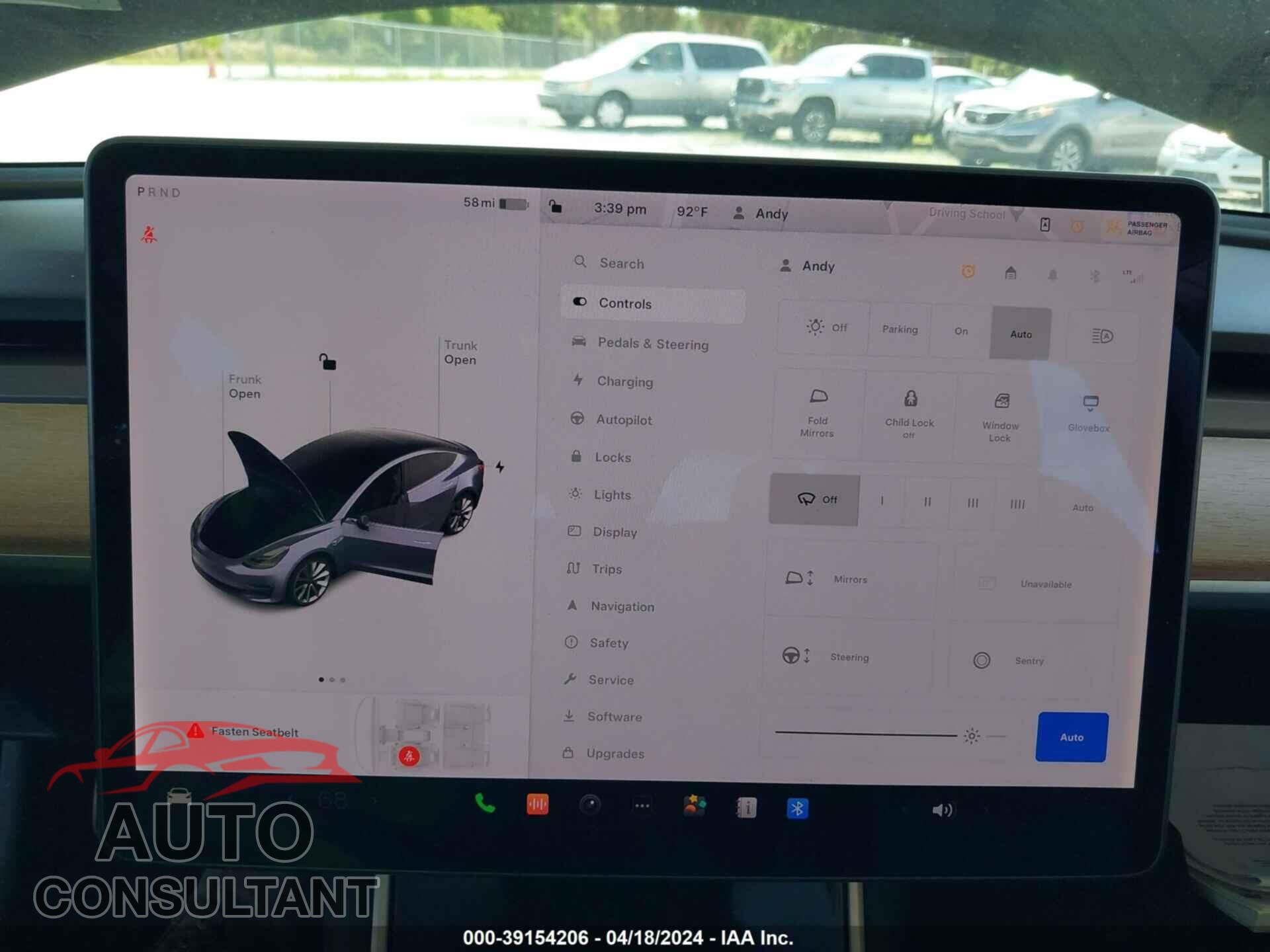 TESLA MODEL 3 2019 - 5YJ3E1EA6KF475968