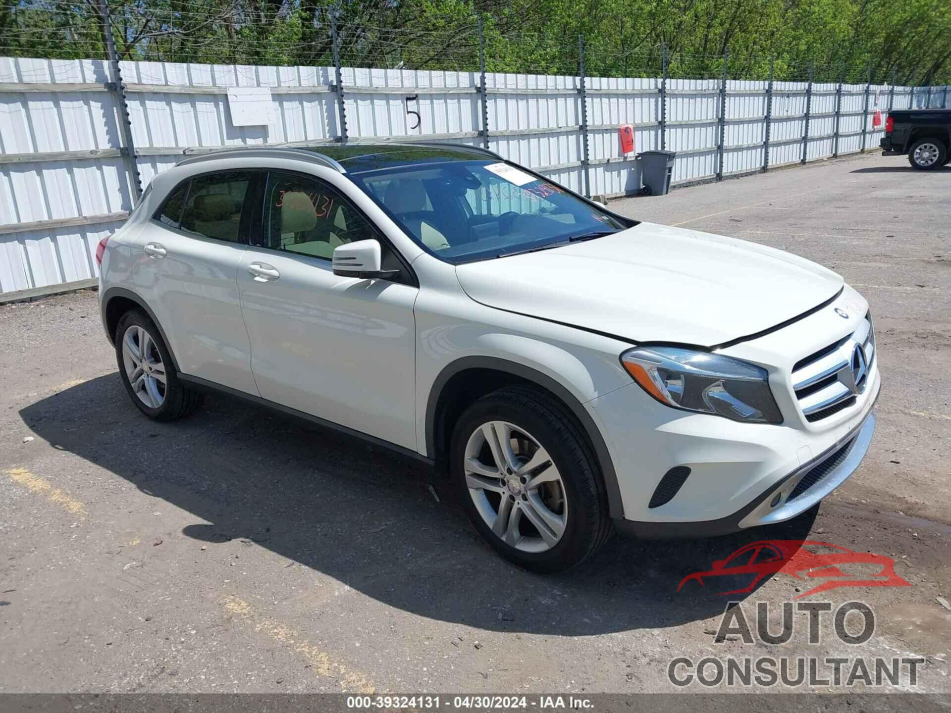 MERCEDES-BENZ GLA 250 2017 - WDCTG4GB3HJ352870