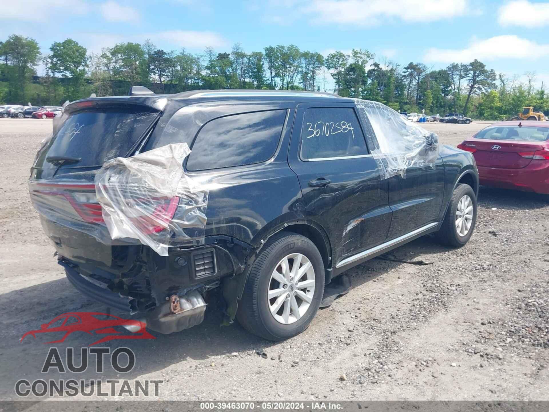 DODGE DURANGO 2019 - 1C4RDJAG7KC754091
