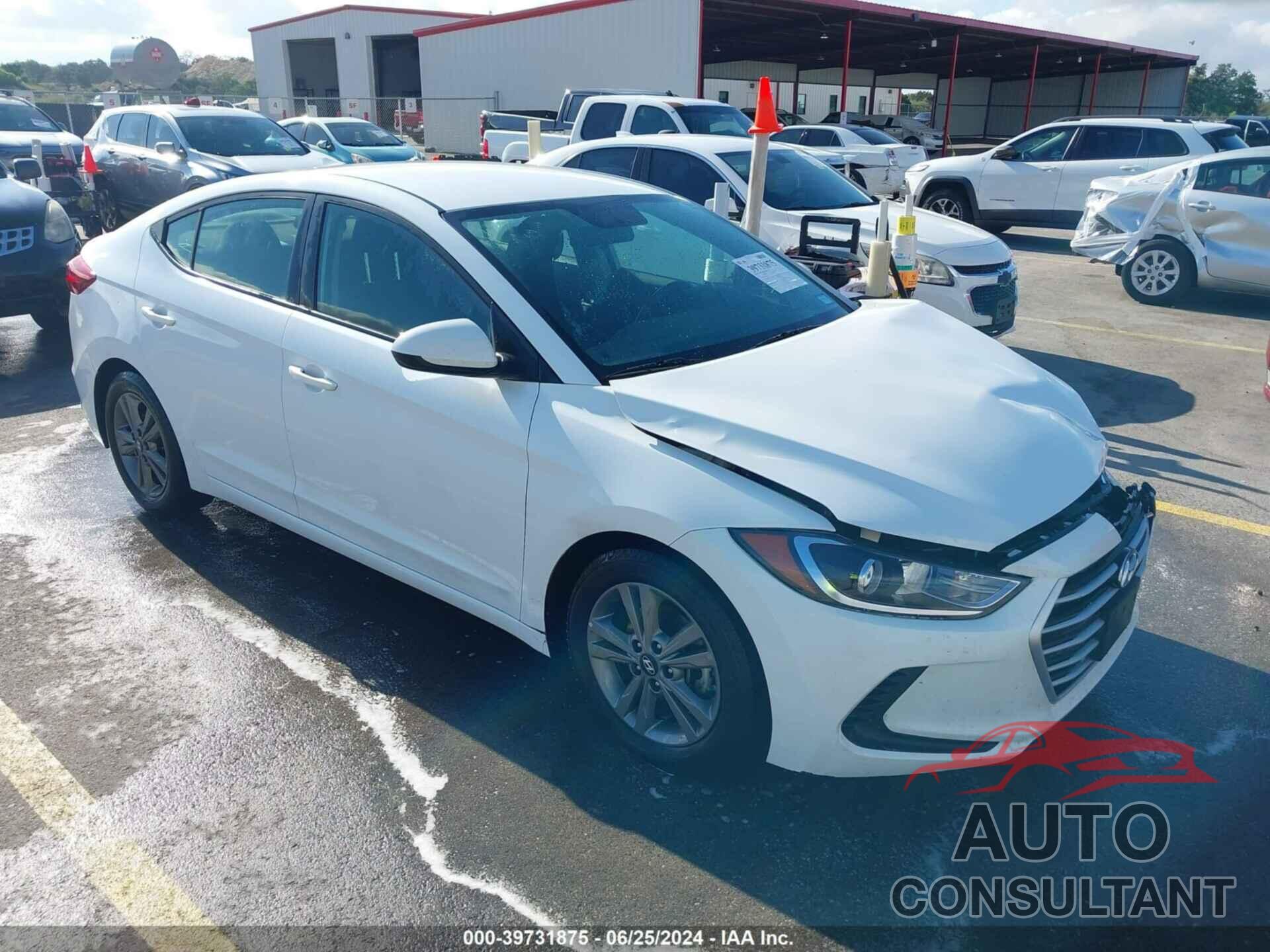 HYUNDAI ELANTRA 2018 - 5NPD84LF6JH394061