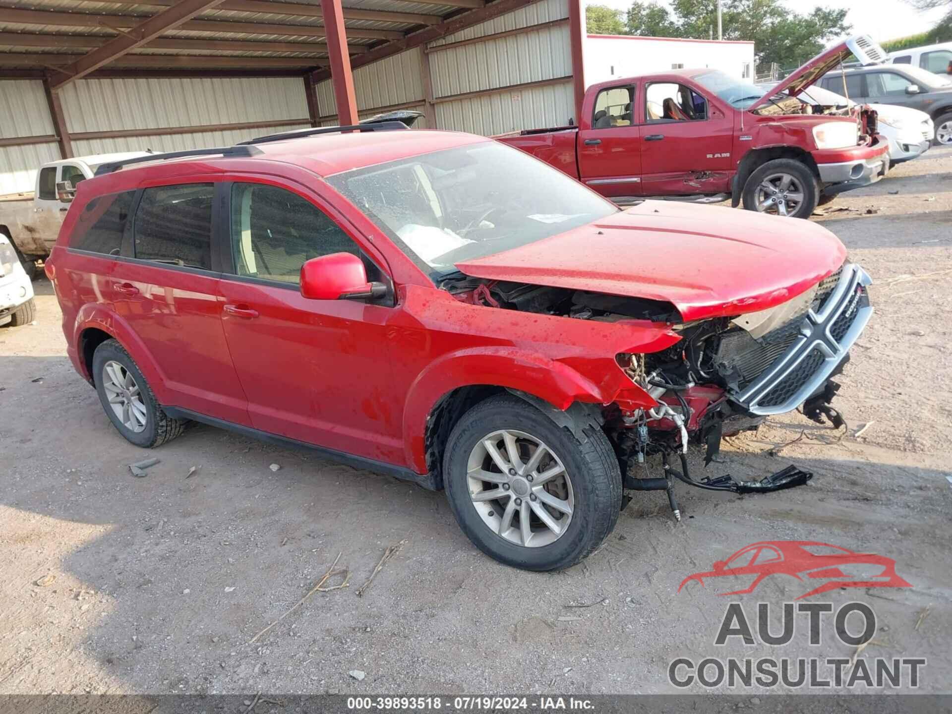 DODGE JOURNEY 2016 - 3C4PDDBG8GT129525