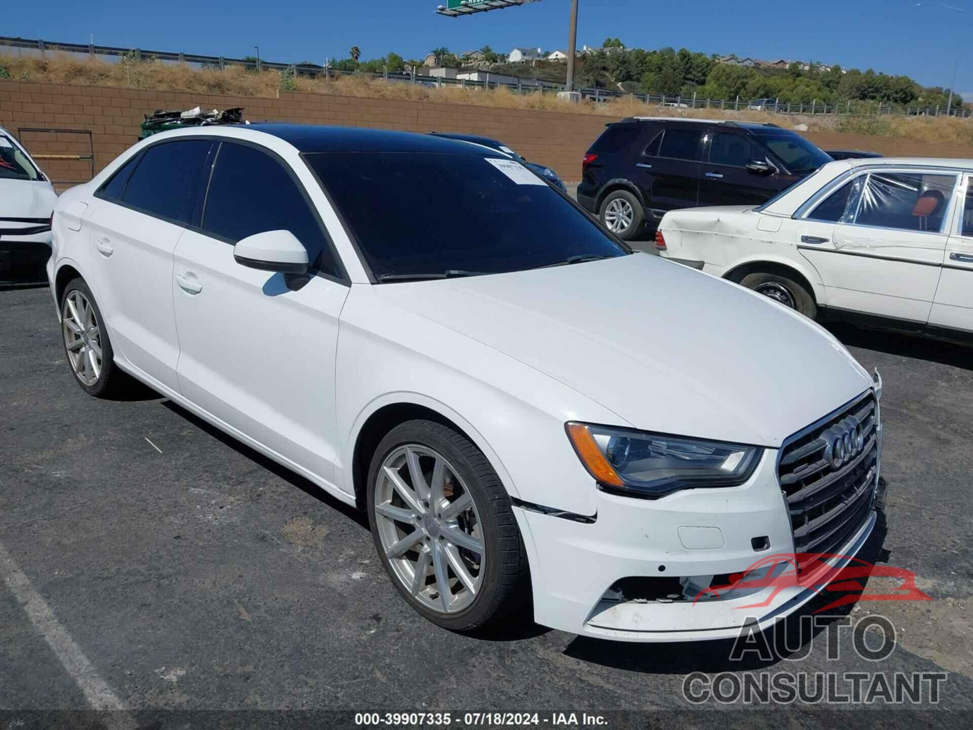 AUDI A3 2016 - WAUB8GFFXG1117740