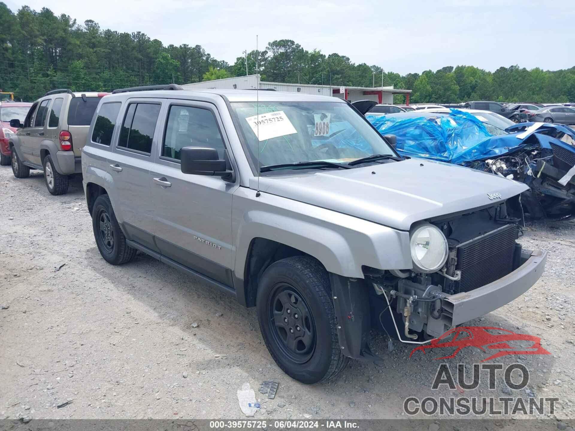 JEEP PATRIOT 2016 - 1C4NJPBB7GD682064