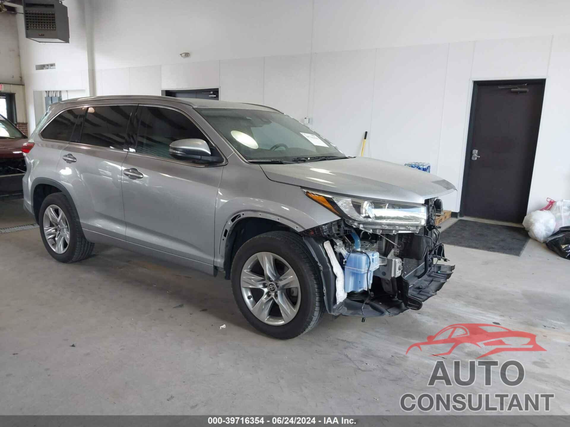 TOYOTA HIGHLANDER 2017 - 5TDYZRFH4HS188539