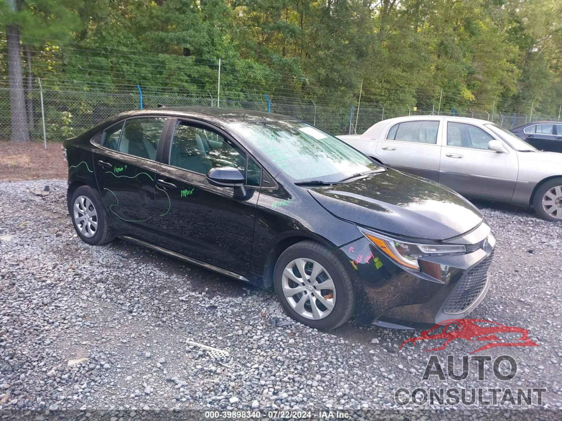 TOYOTA COROLLA 2020 - 5YFEPRAE6LP008307
