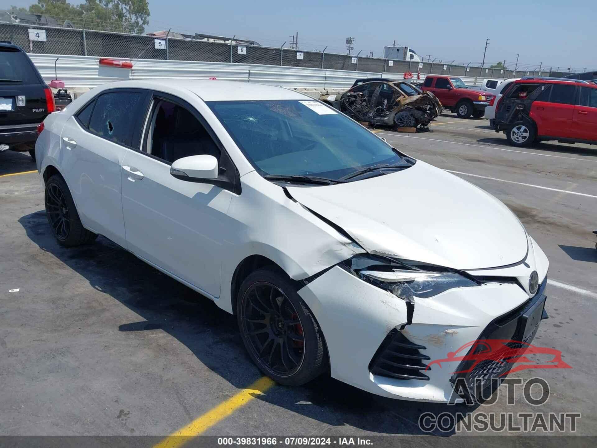 TOYOTA COROLLA 2019 - 5YFBURHE7KP858656