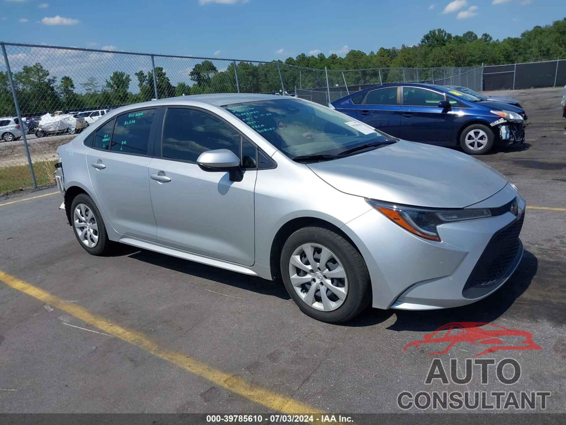 TOYOTA COROLLA 2022 - JTDEPMAEXN3017607
