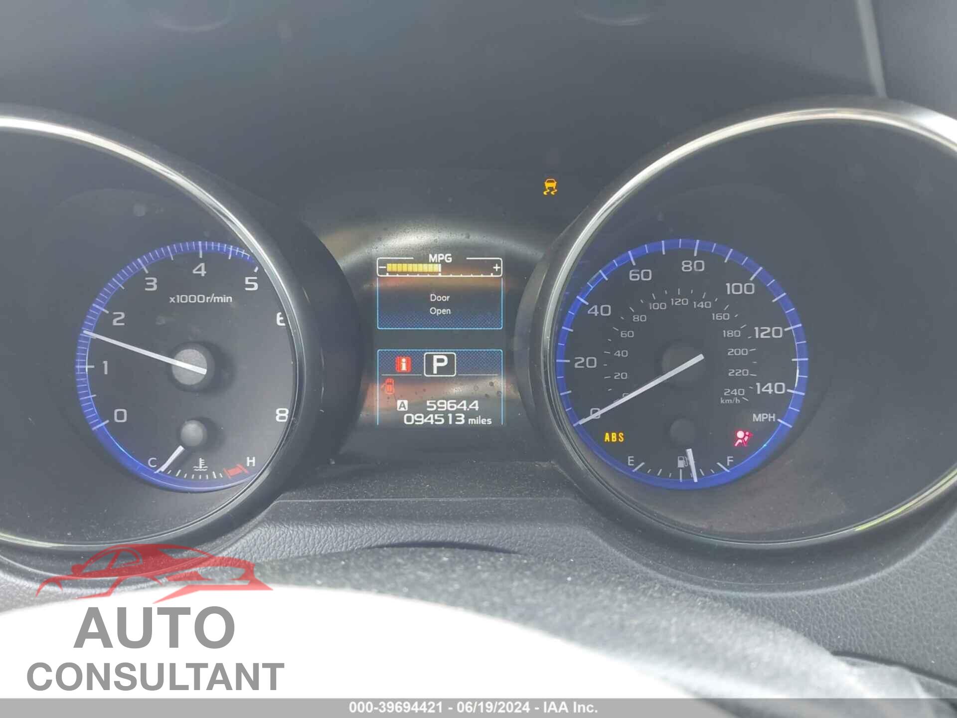 SUBARU OUTBACK 2016 - 4S4BSBCC1G3279435